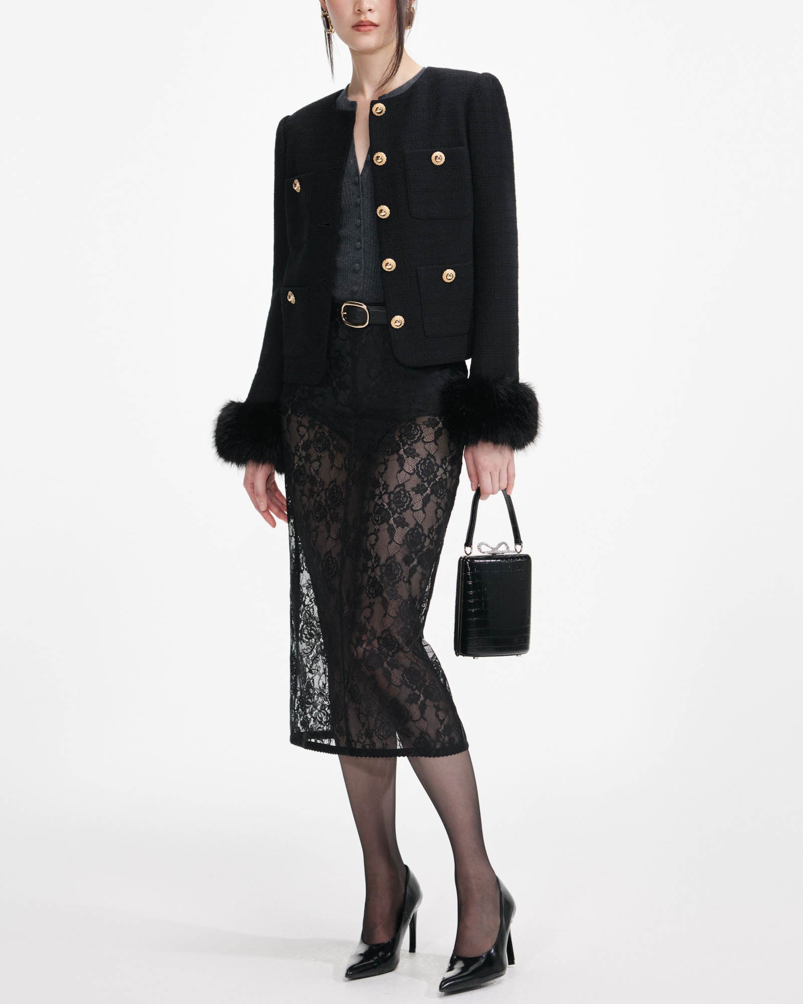 Veste bouclée