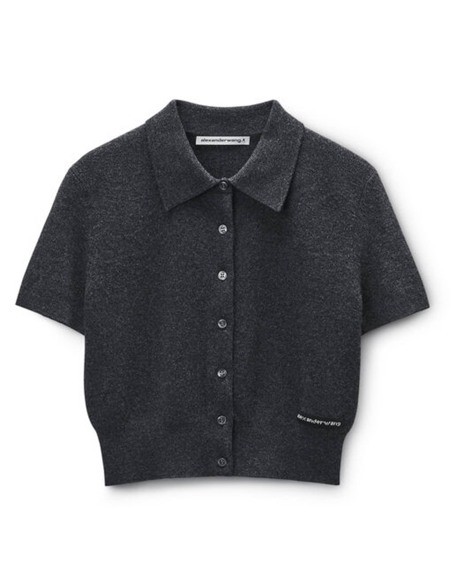 Short Sleeve Polo Cardigan