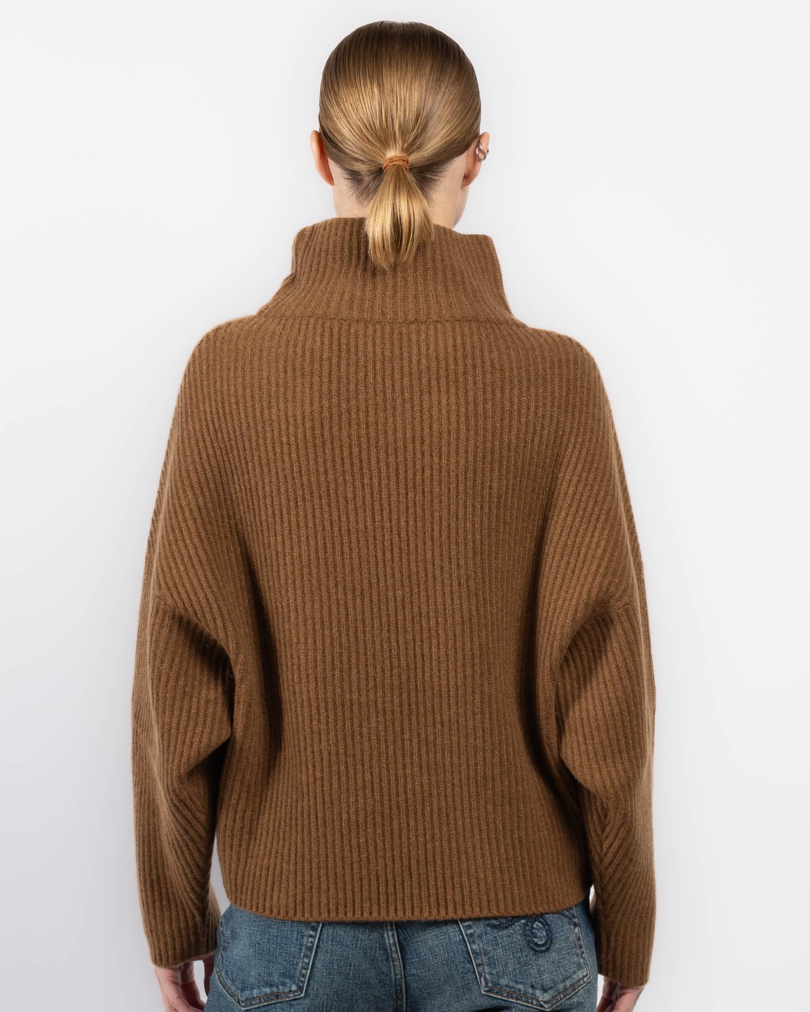 Batwing Turtleneck Sweater