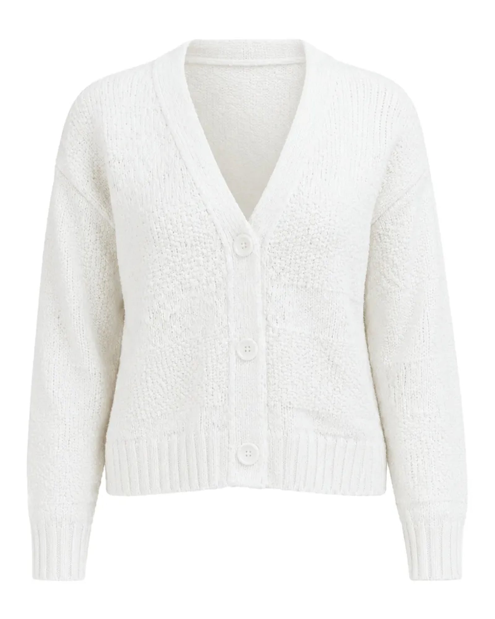 Crop V-Neck Cardigan