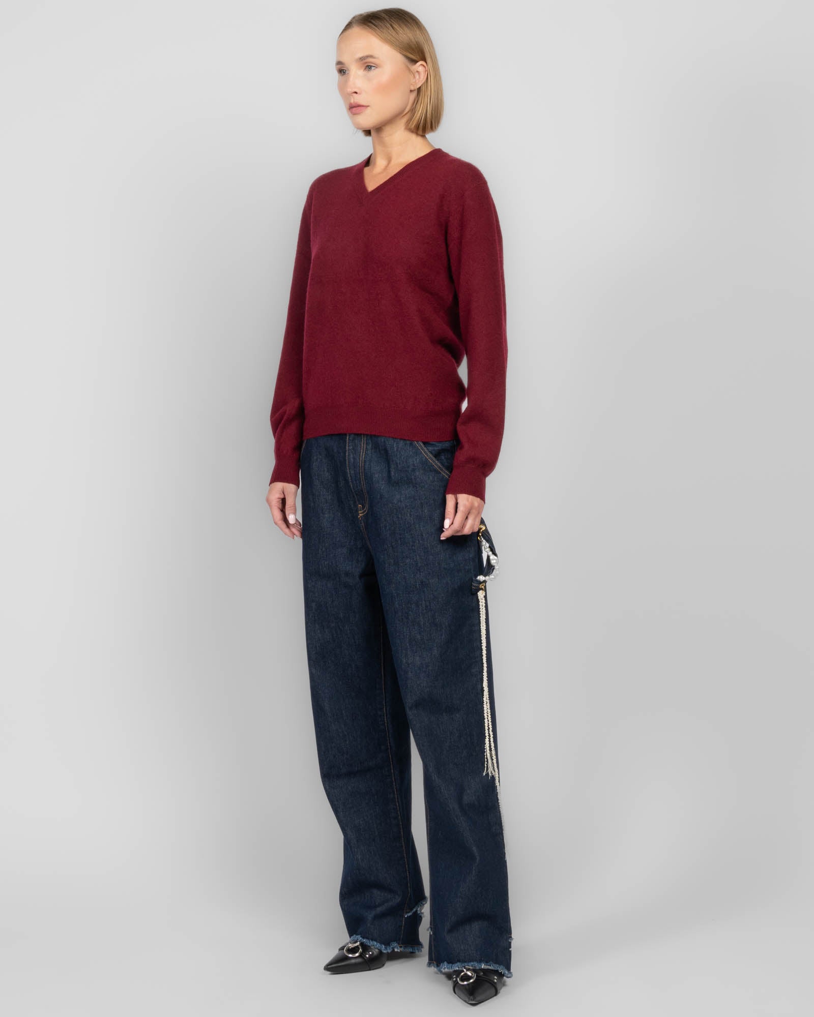Mini V-Neck Sweater