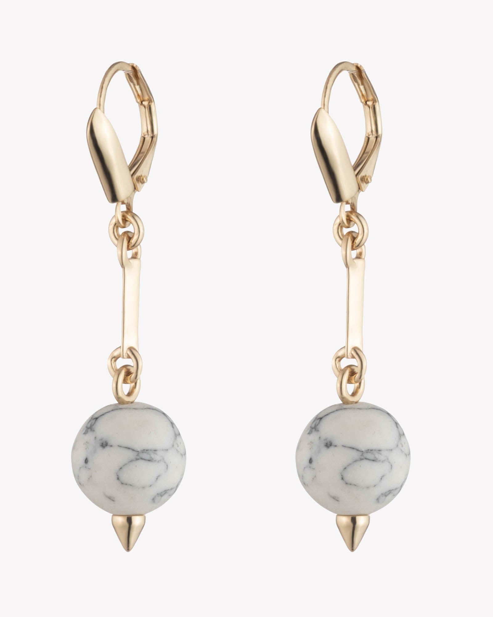 Bead Sphere Drop Earrings