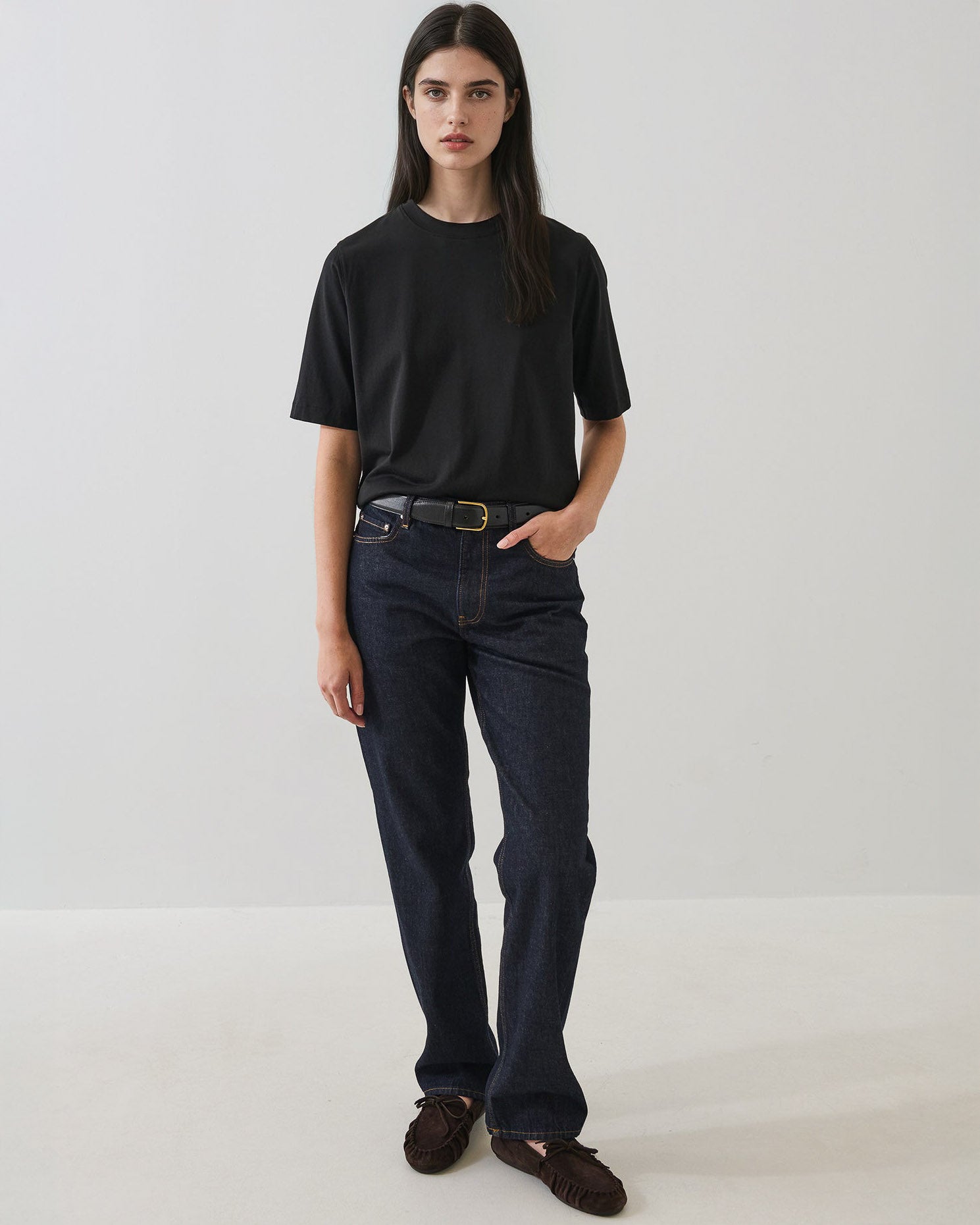 Short Sleeve Mercerized Relaxed Tee