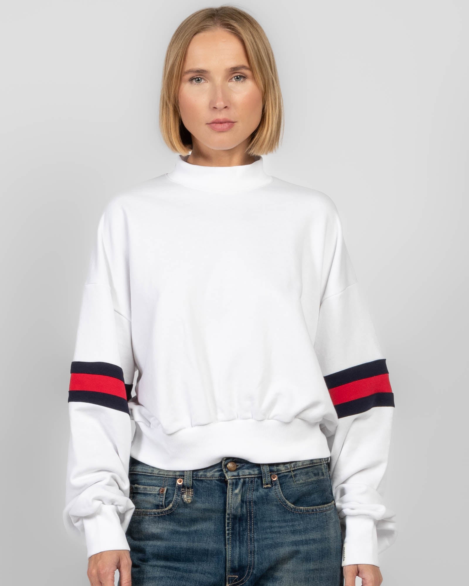 Sweat-shirt rétro ras du cou