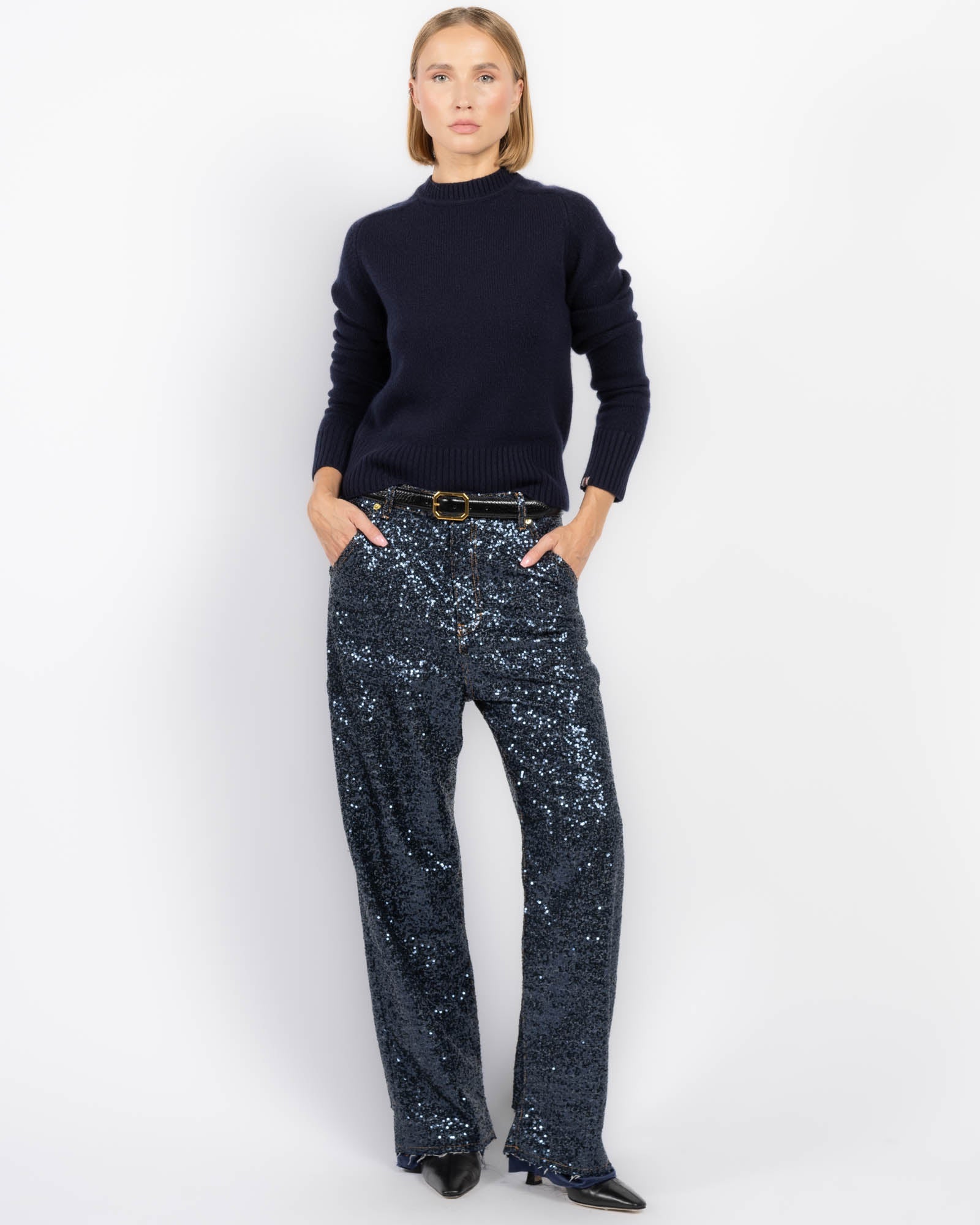 Lisa Pailettes Denim Jeans