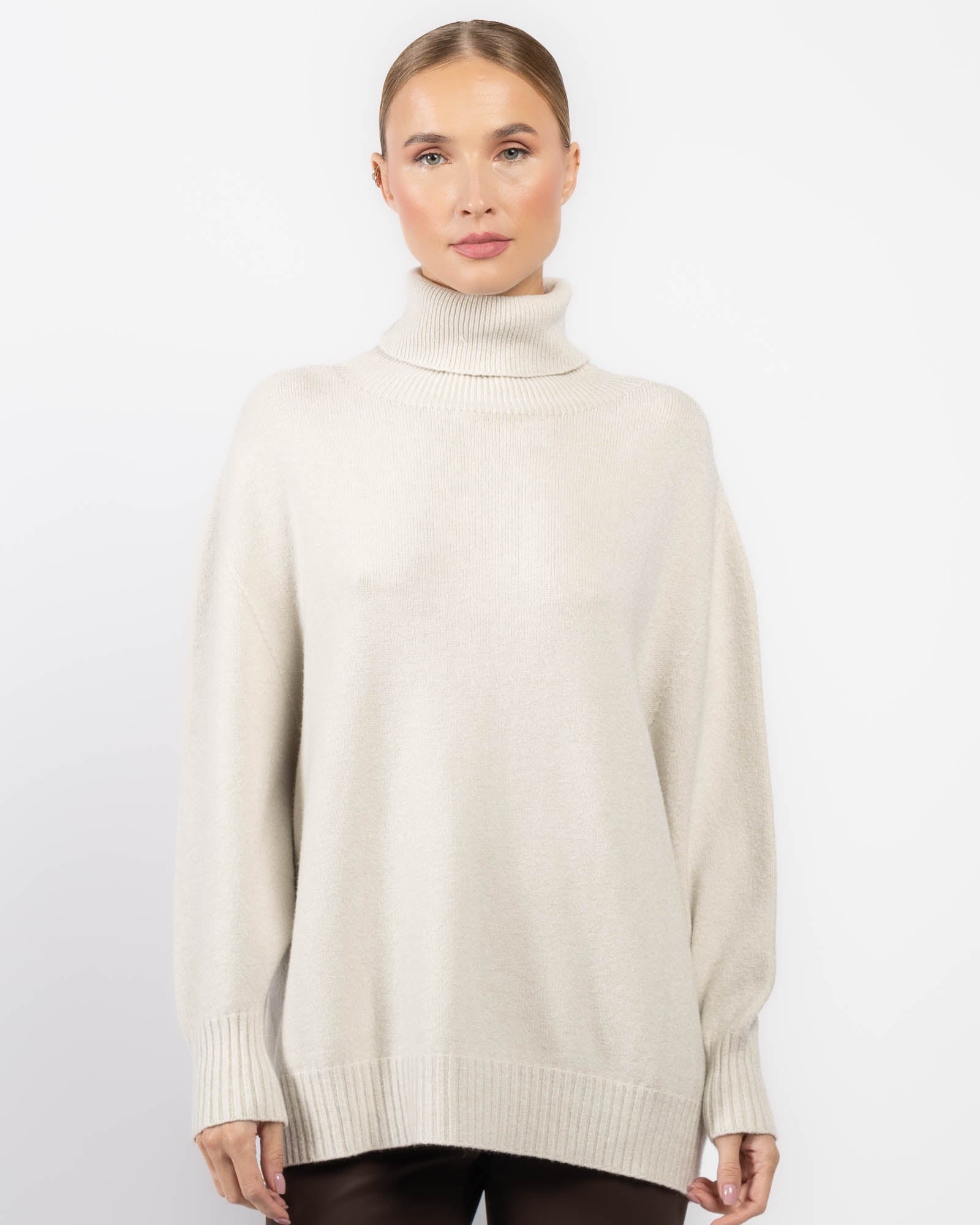 Pull à col roulé