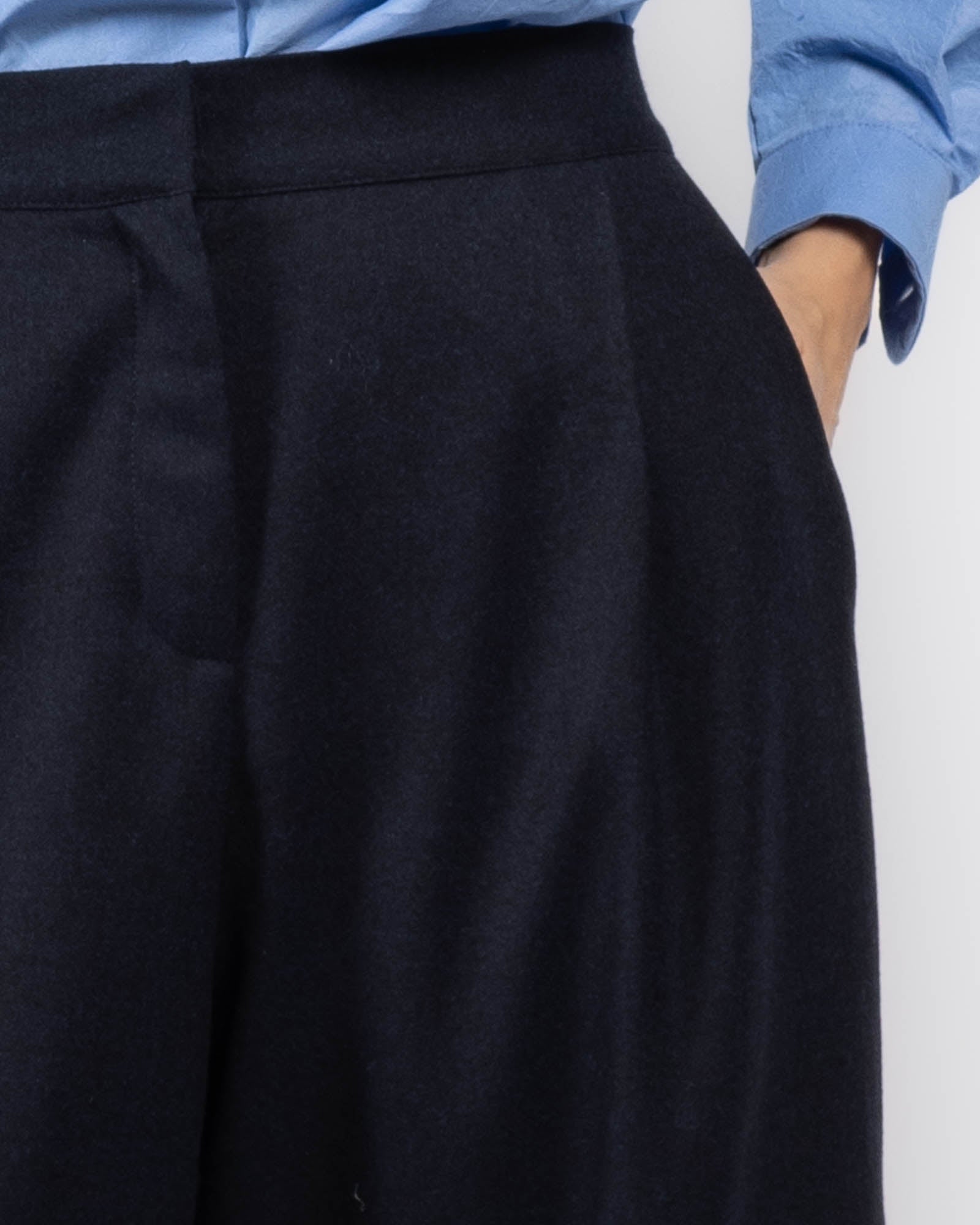 Flannel Wool Trousers