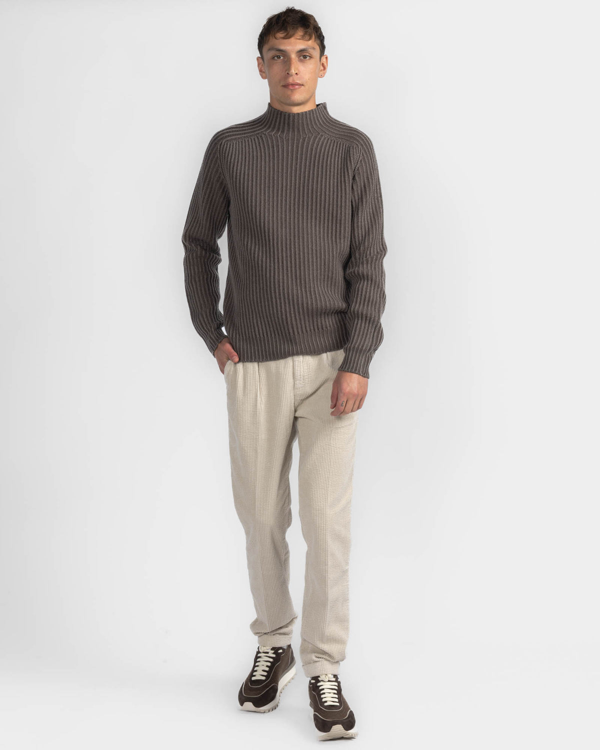 Foggy Mock Sweater