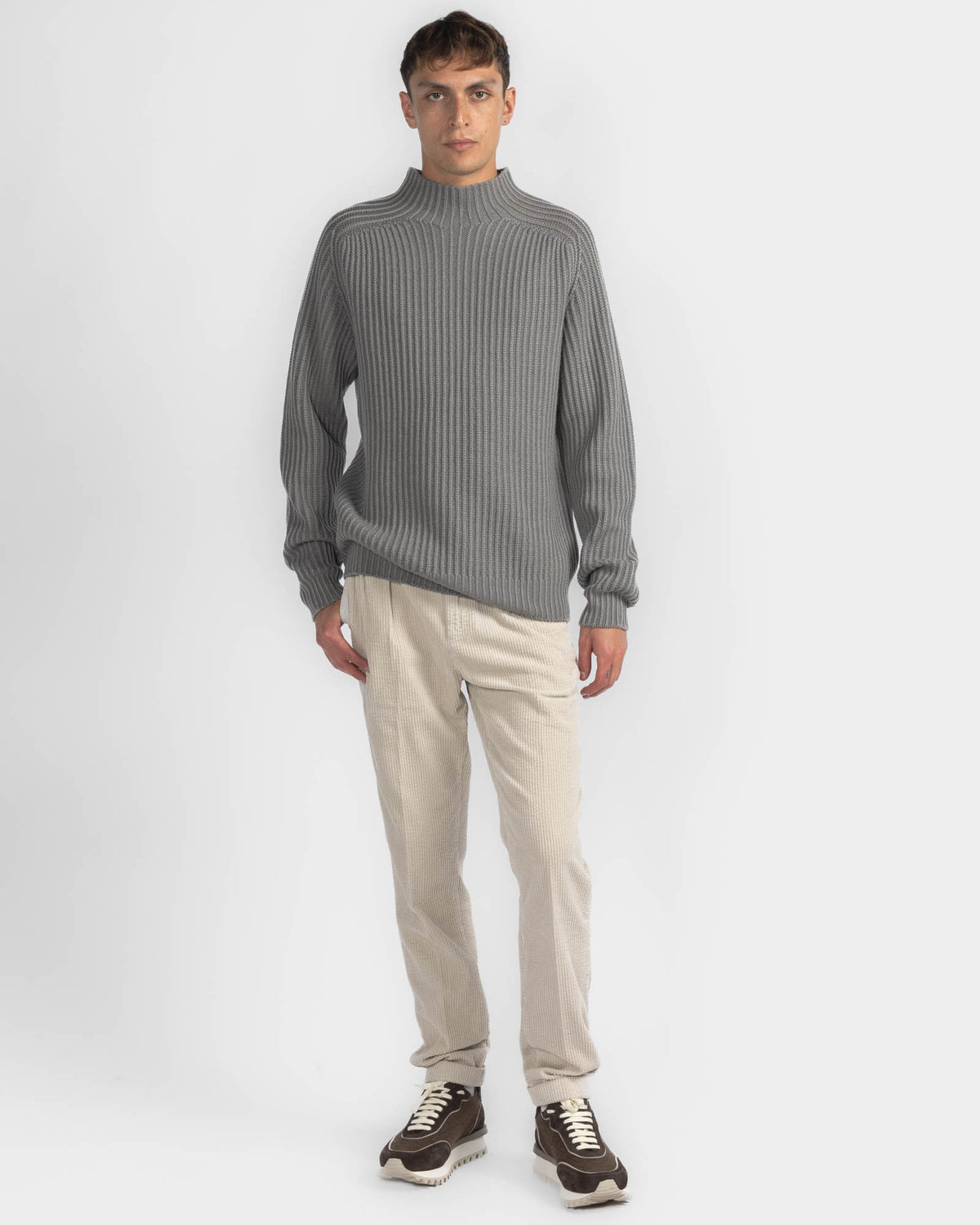 Foggy Mock Sweater