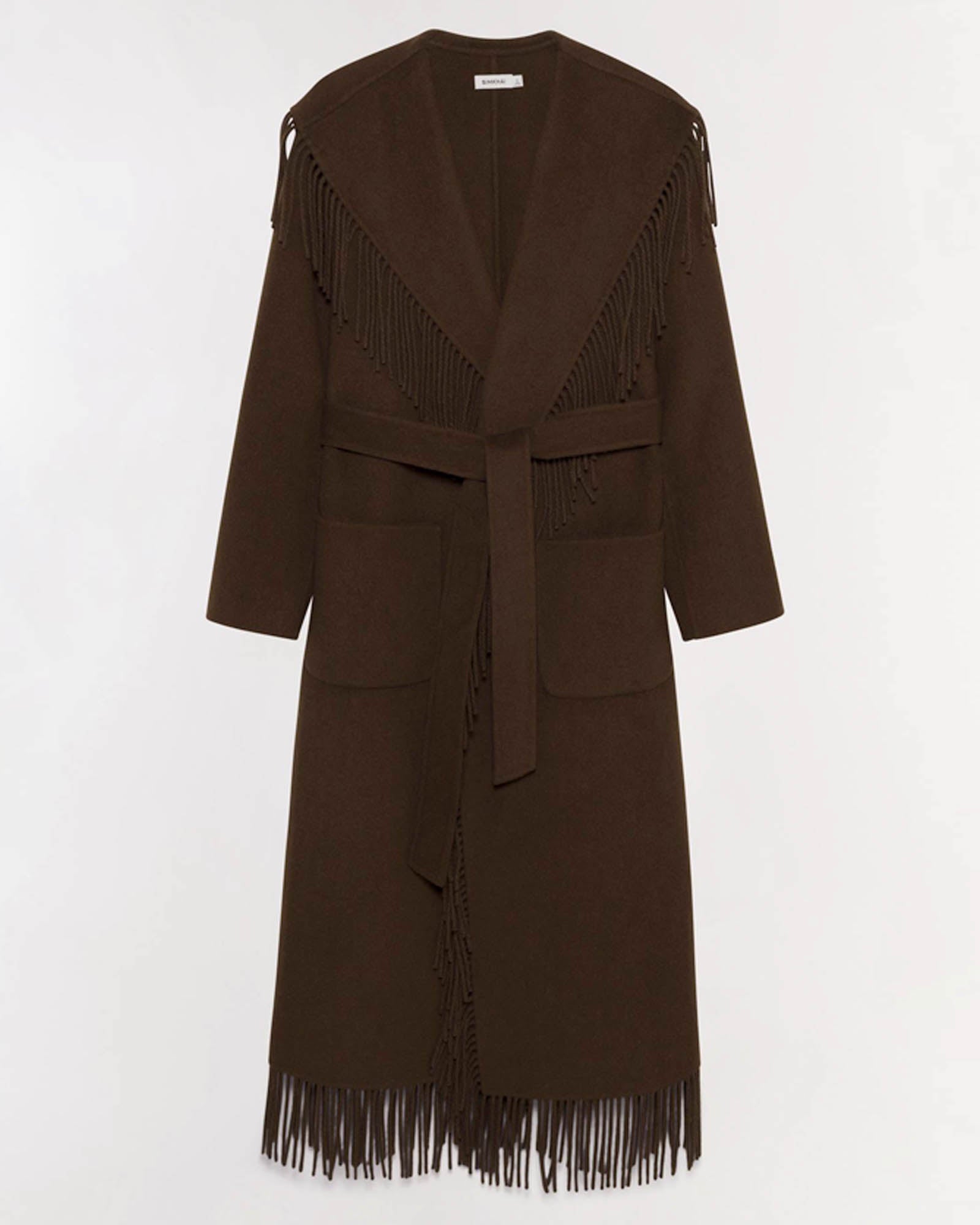 Manteau à franges Carrie