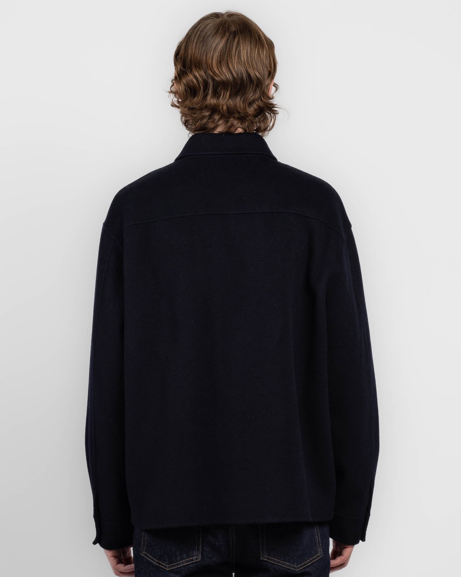 Double Face Wool Shirt Jacket