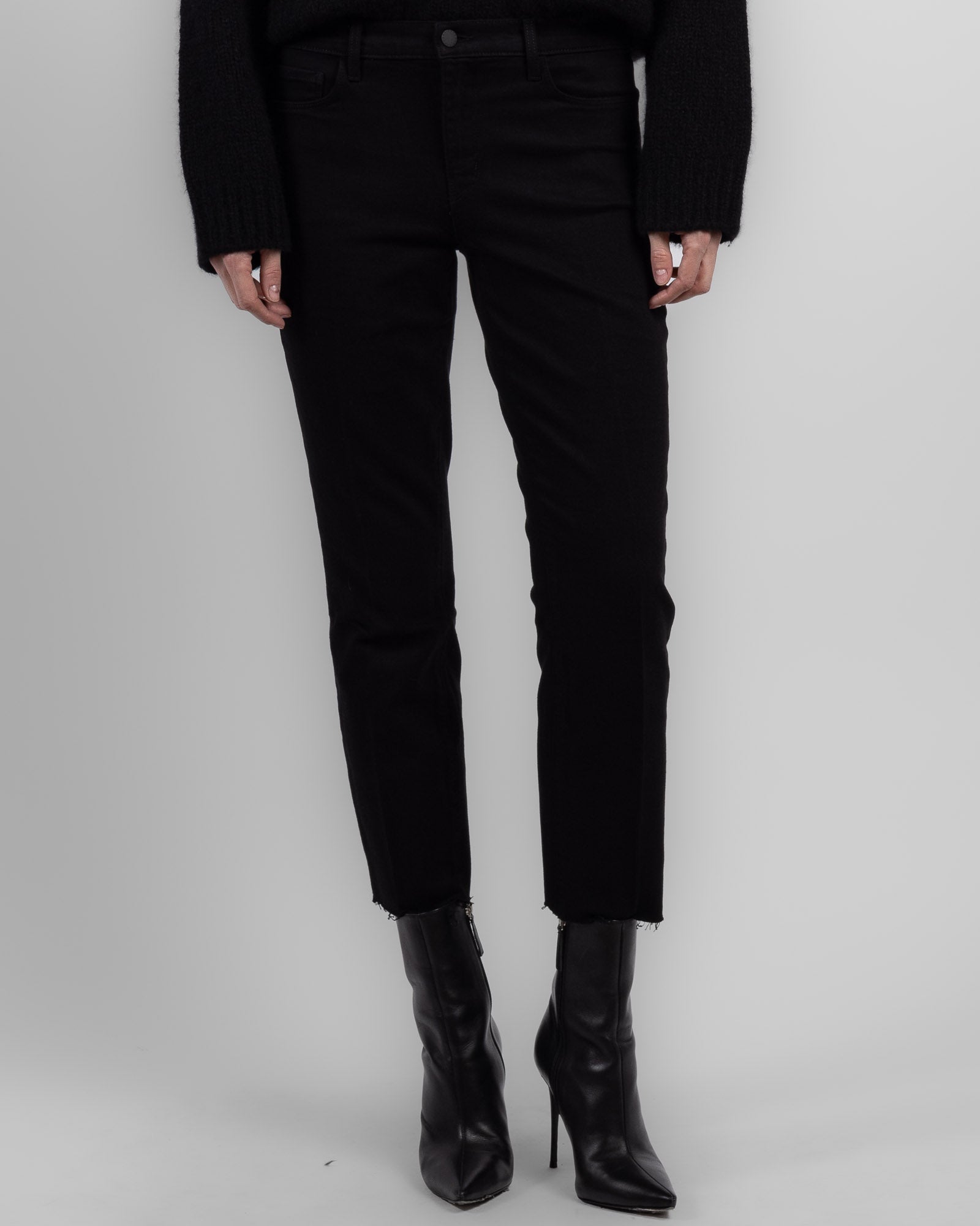 Sada High-Rise Crop Slim jeans