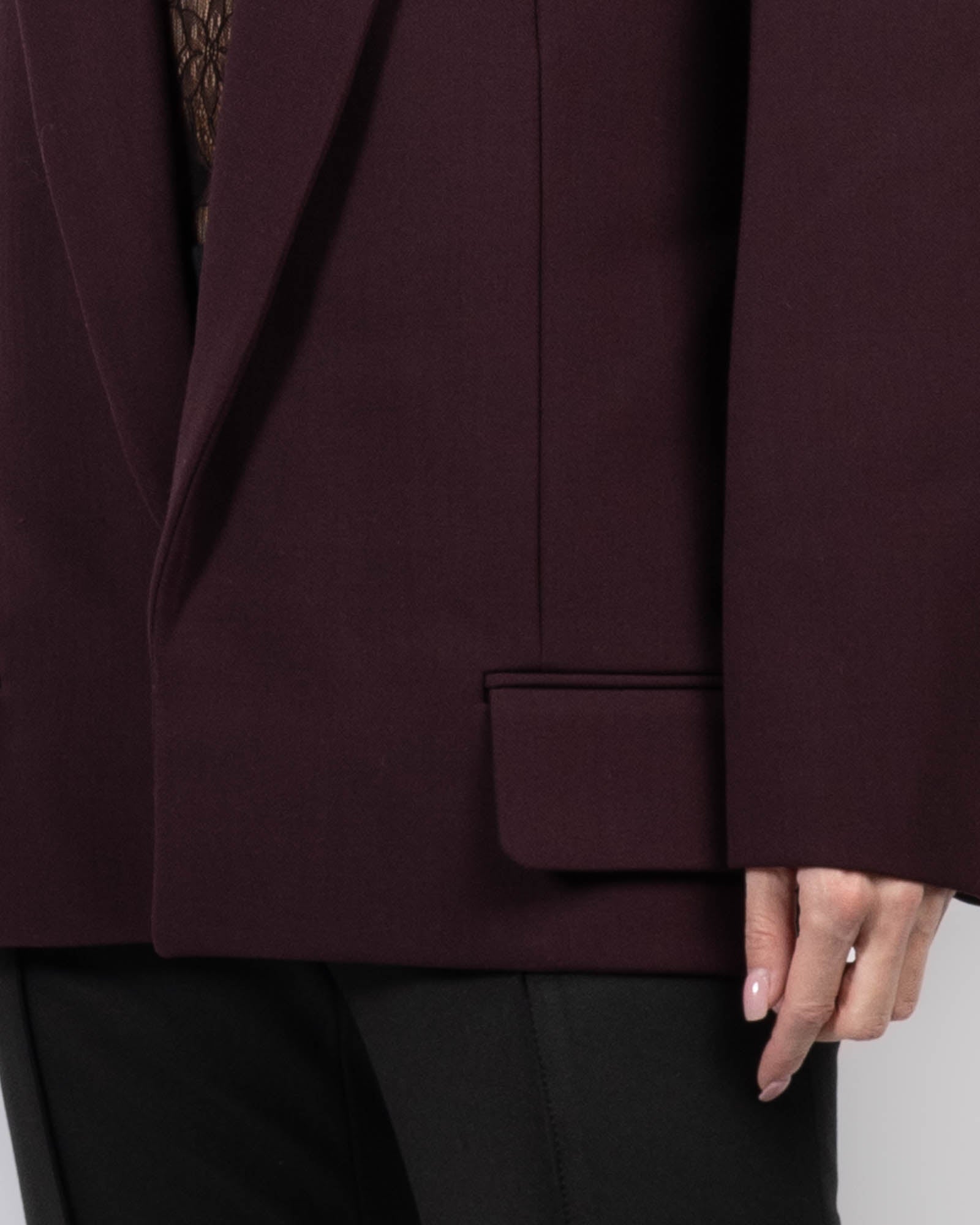 Dropped Lapel Jacket