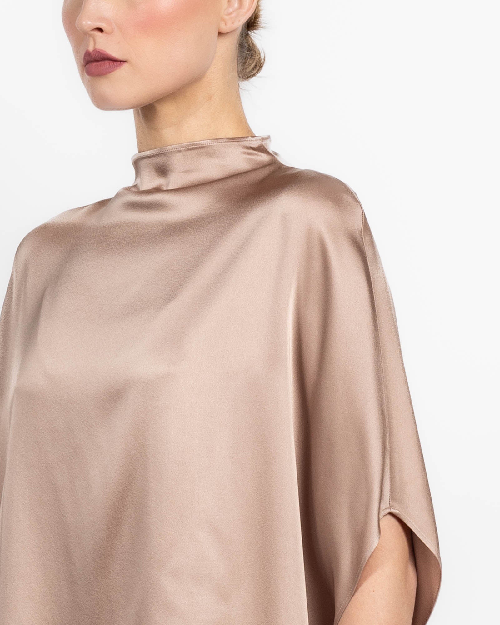 Satin Cape Tee