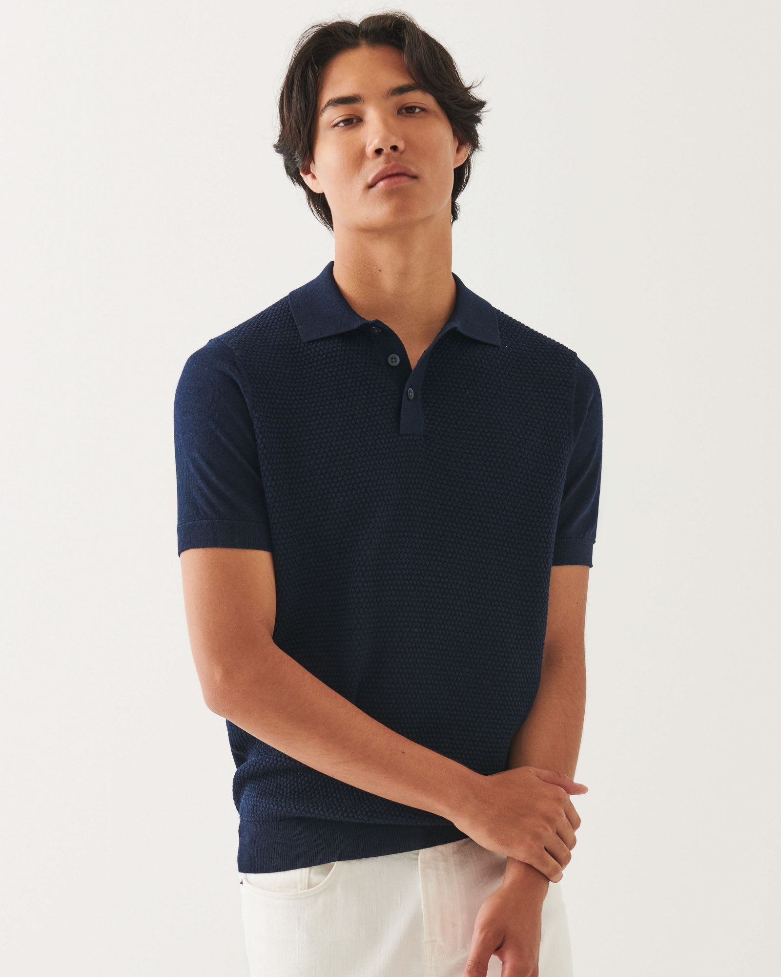 Bubble Stitch Polo