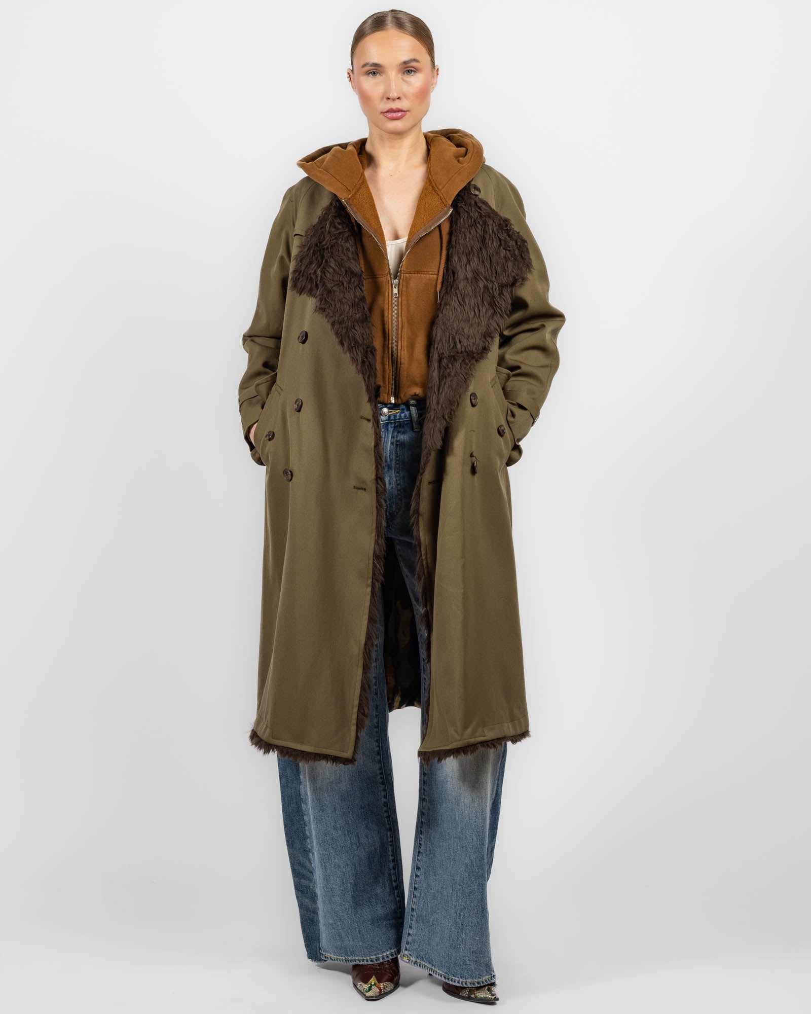 Reversible Trench Coat Liner