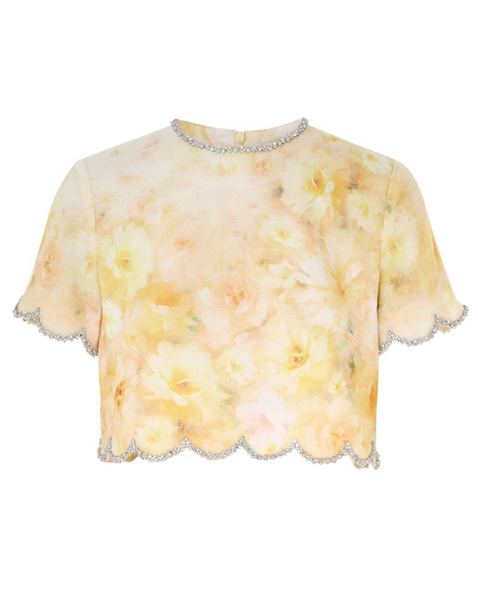 Crushed Scalloped Top