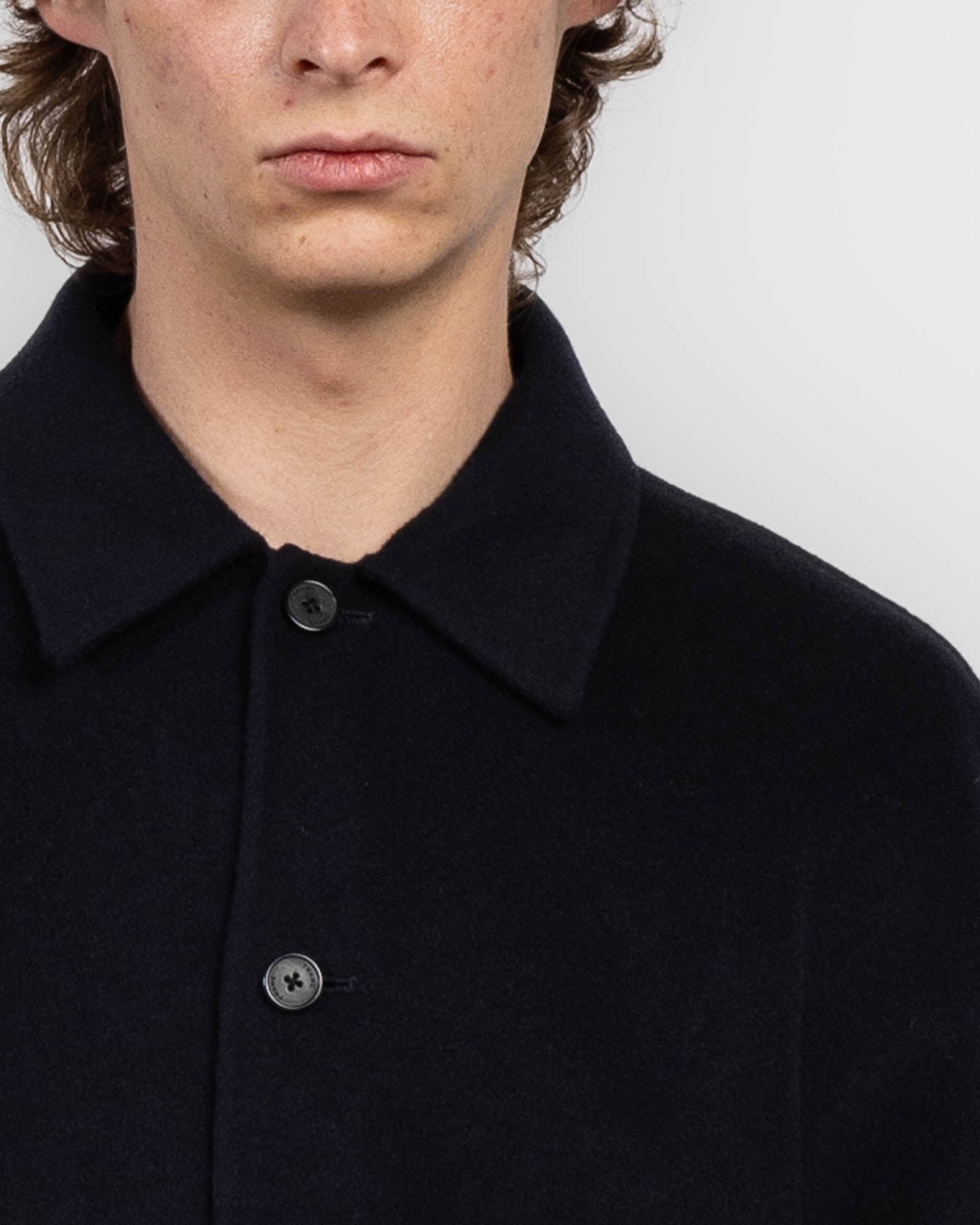 Double Face Wool Shirt Jacket