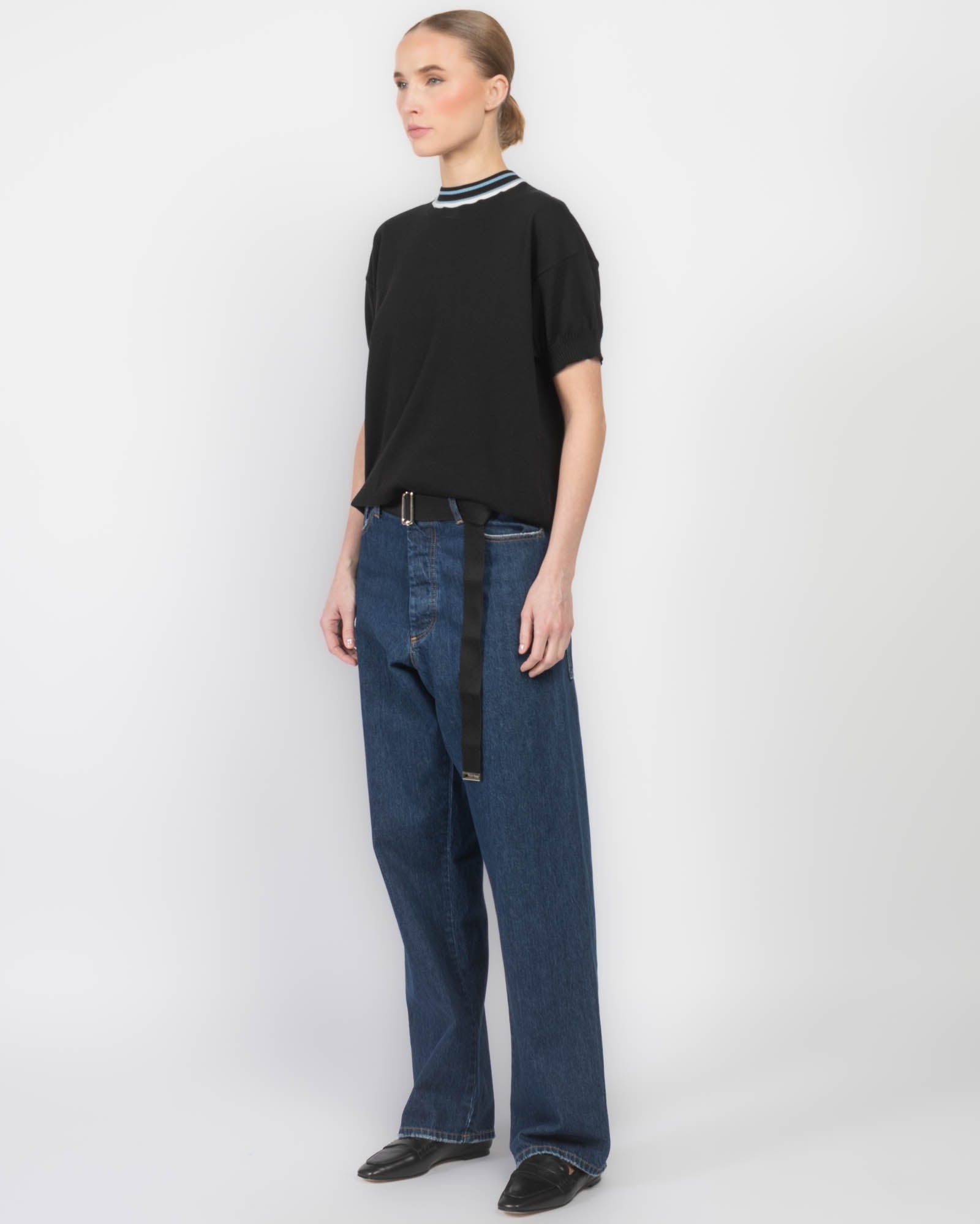 Short Sleeve Knit Top