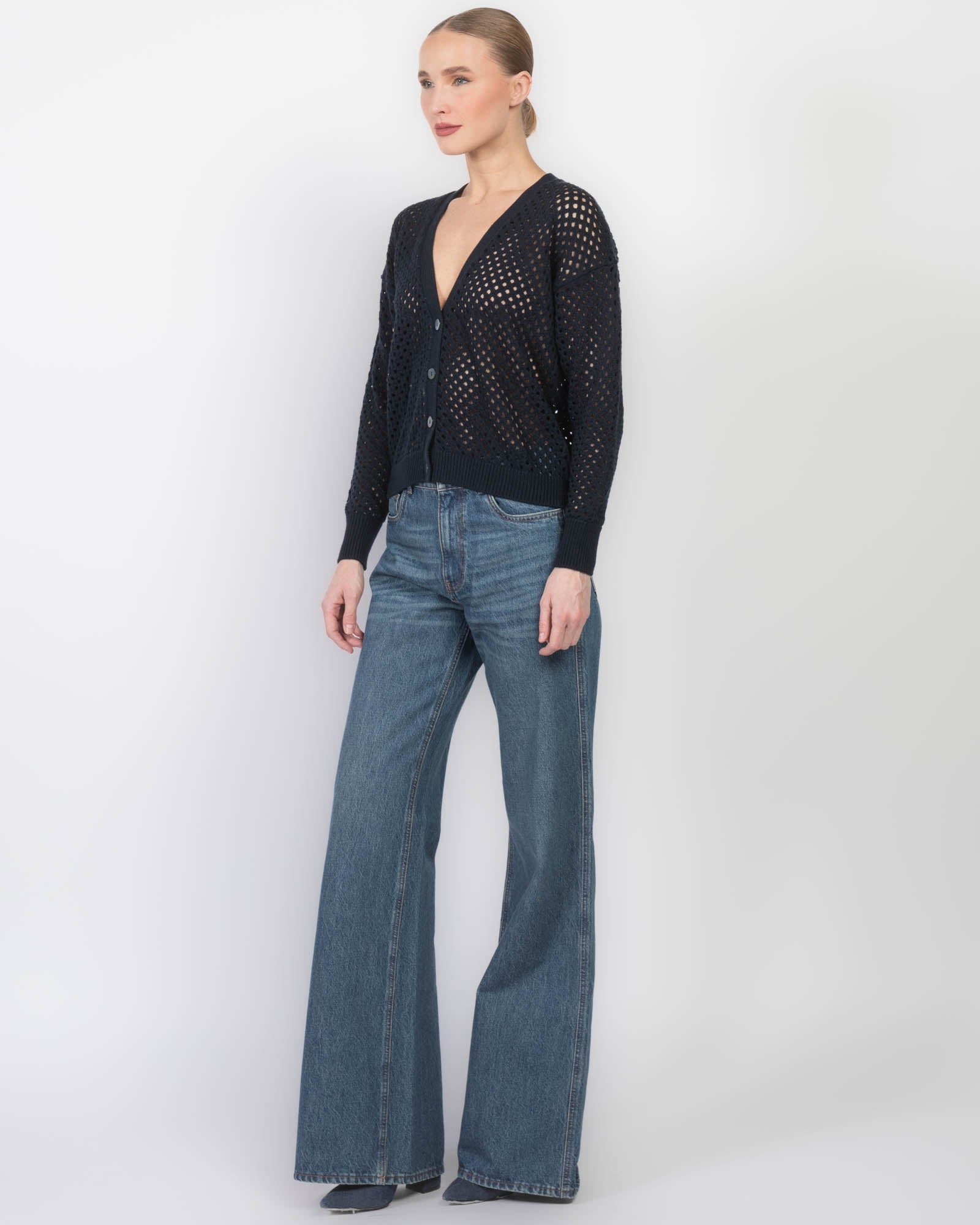 Mesh Cardigan