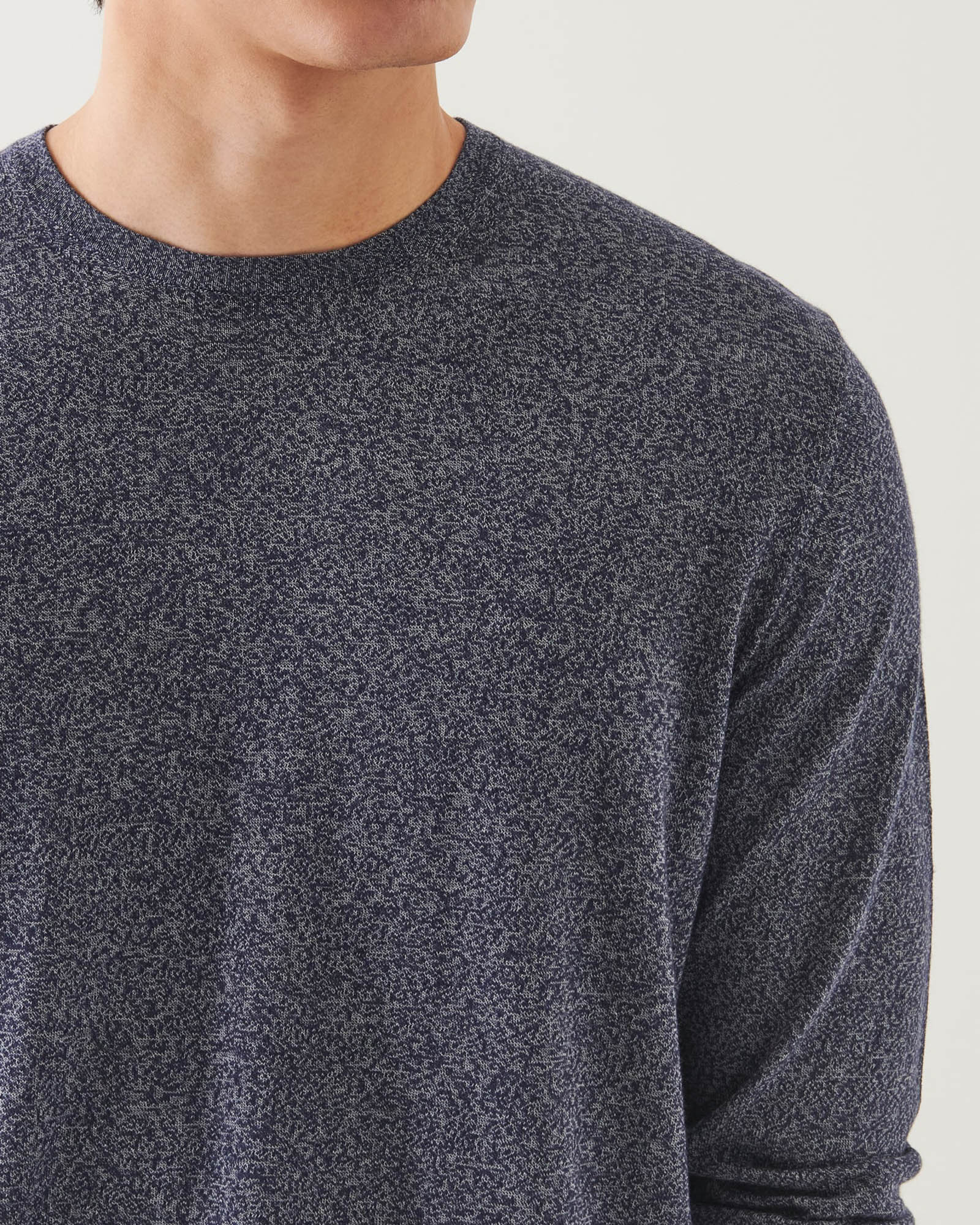 Long Sleeve 14 Gauge Cotton Sweater