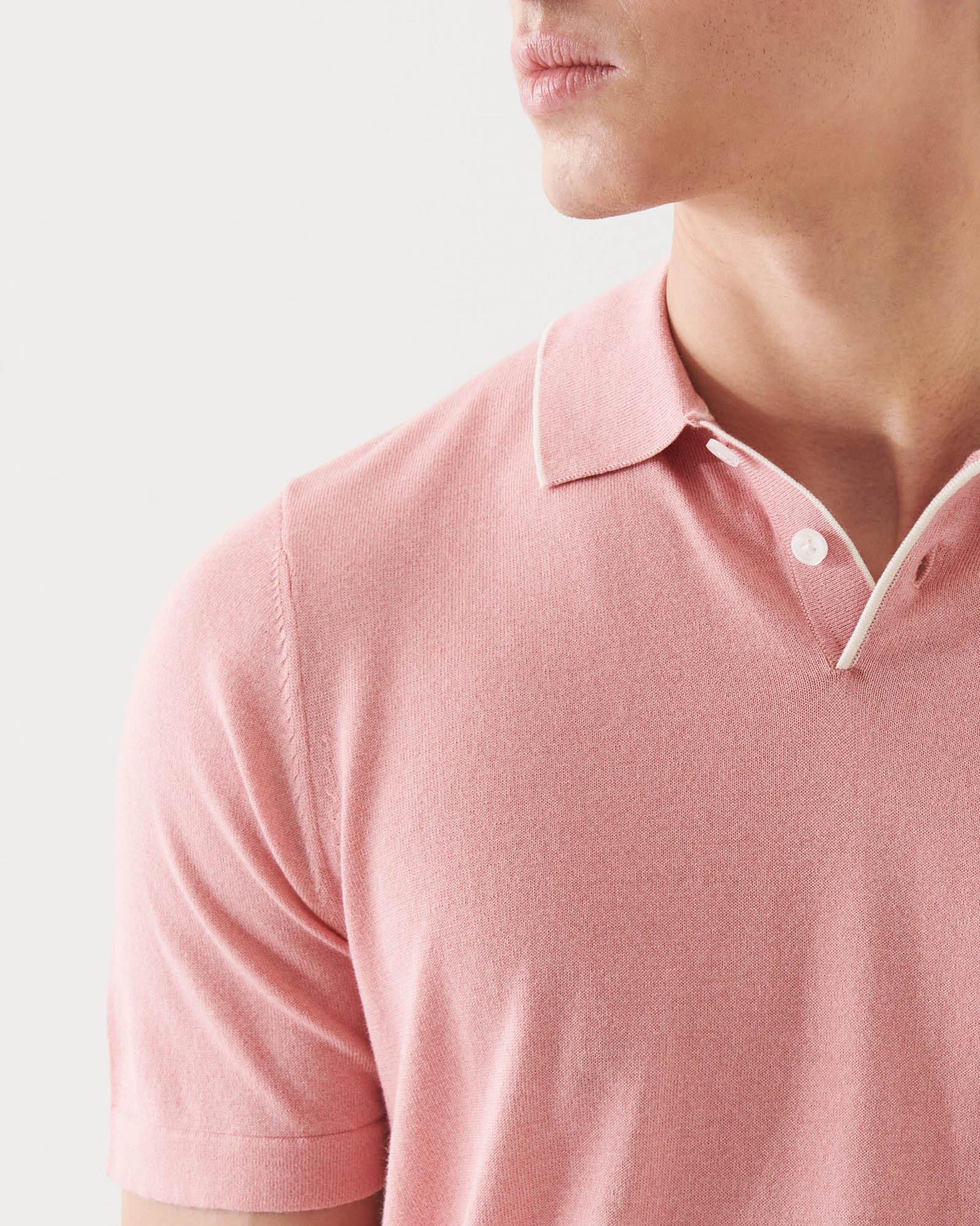 Short Sleeve Cotton Knit 14 Gauge Polo