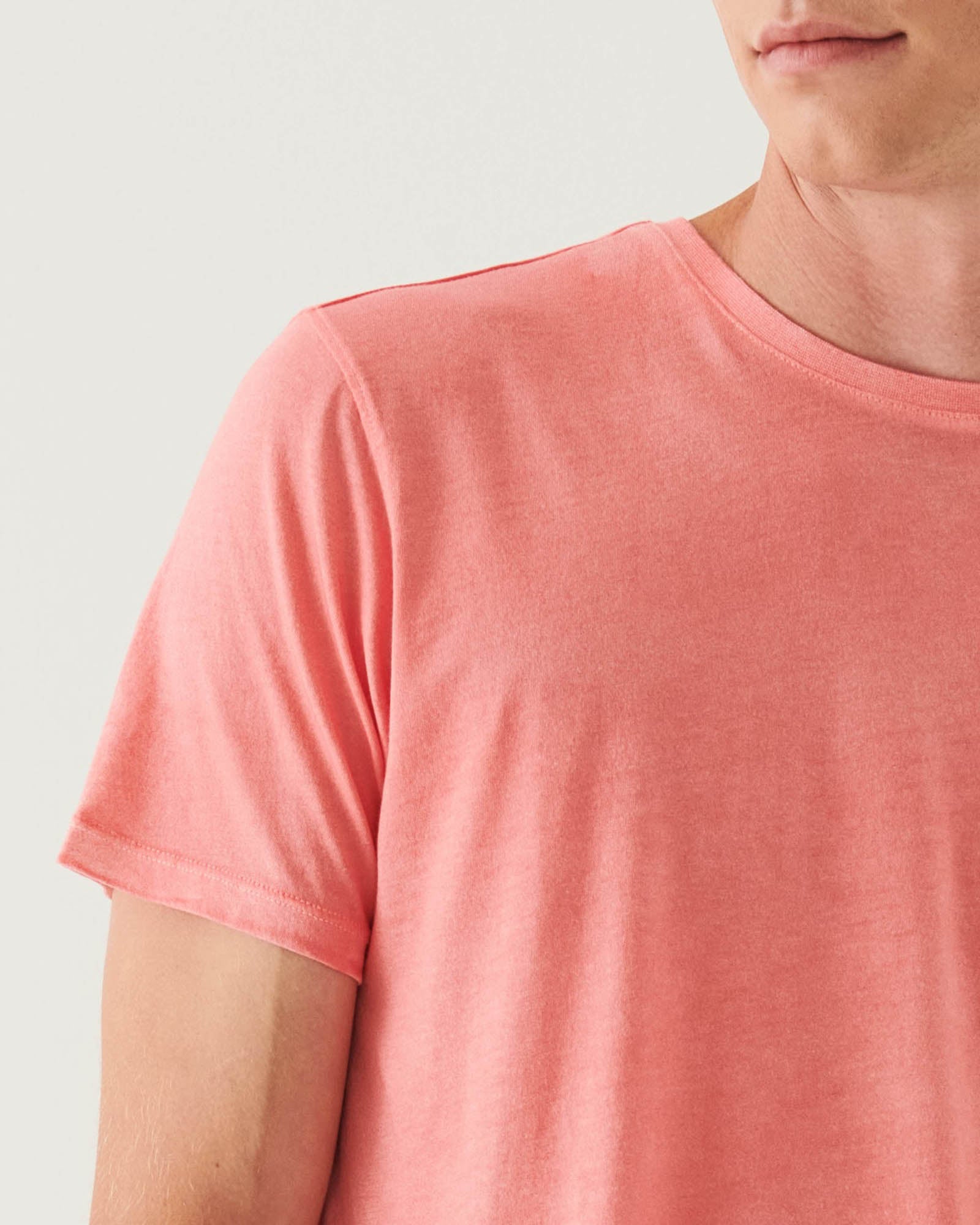 Short Sleeve Pima Spray Tee