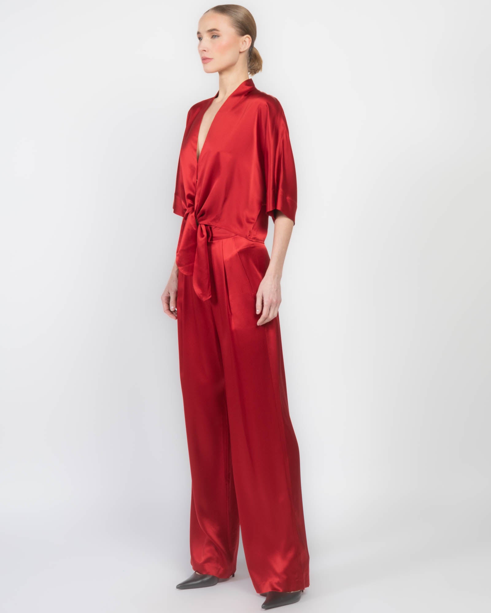 Chemisier à nouer Dolman