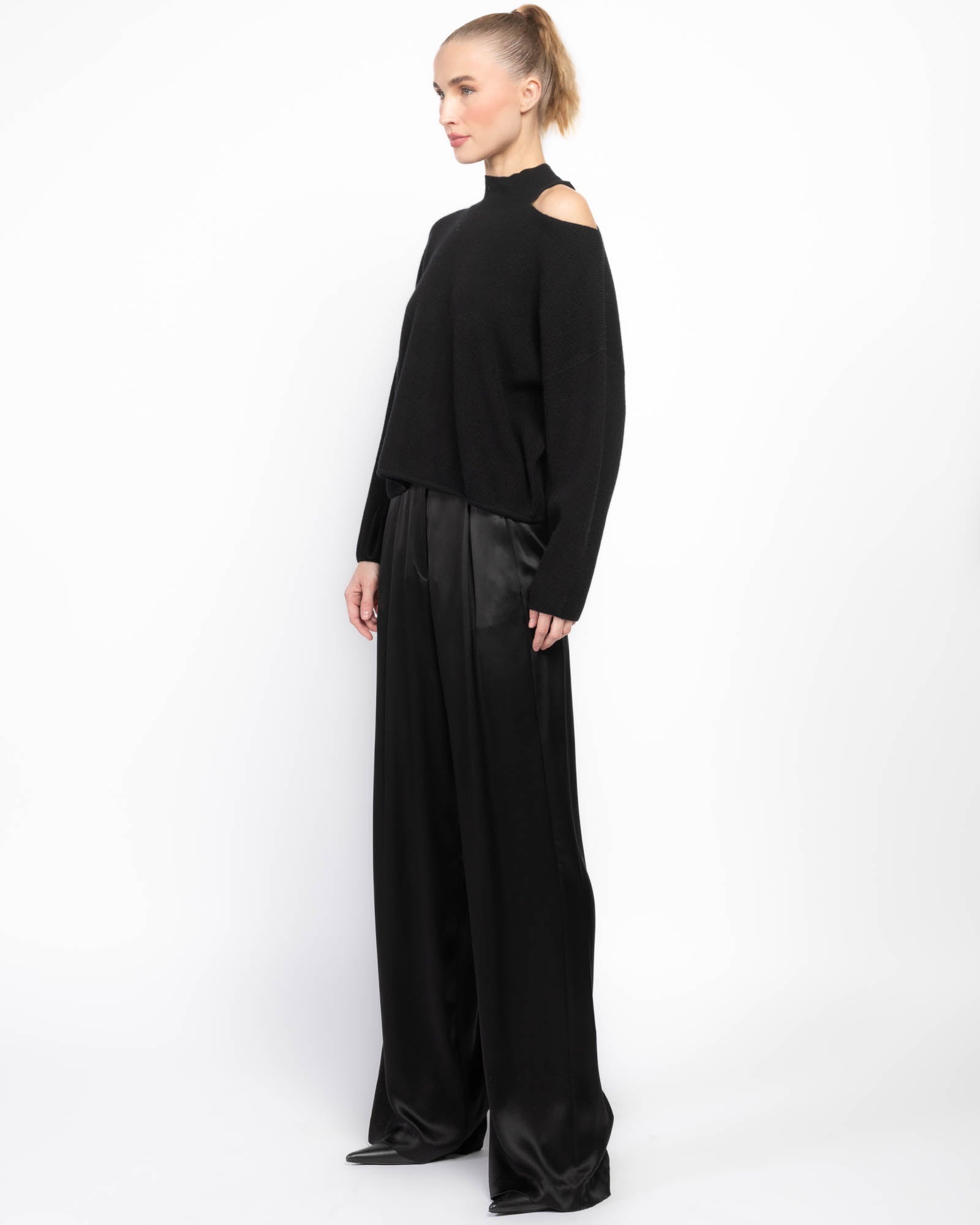 Open Shoulder Sweater