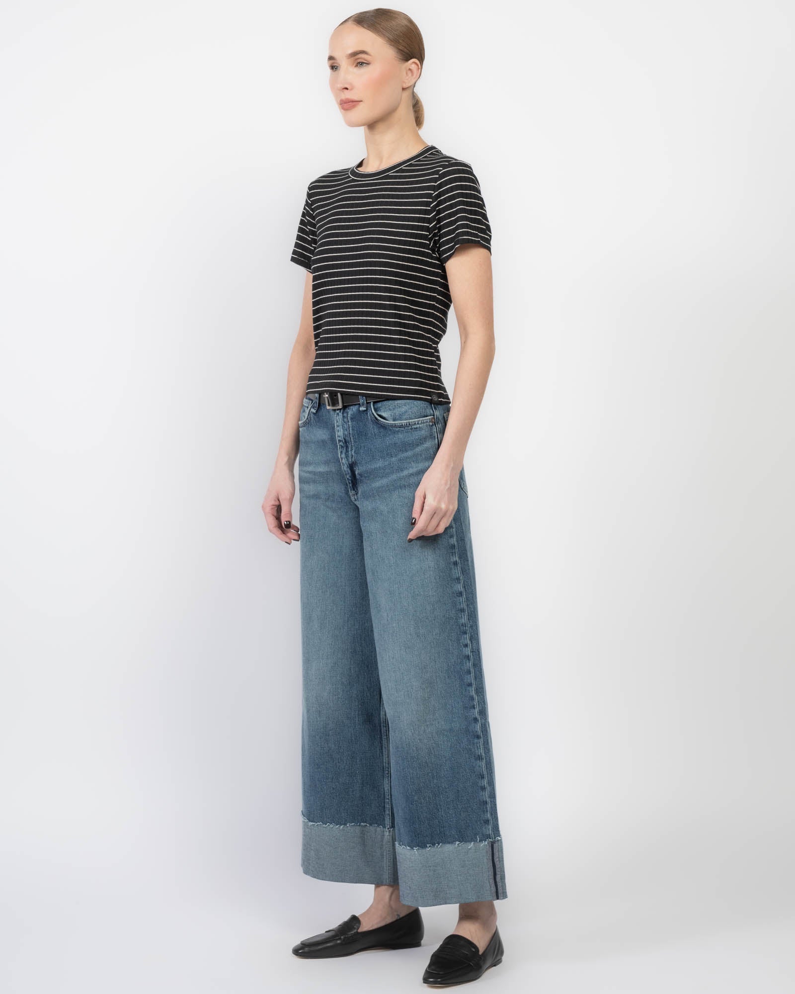 Luca Stripe Baby Tee