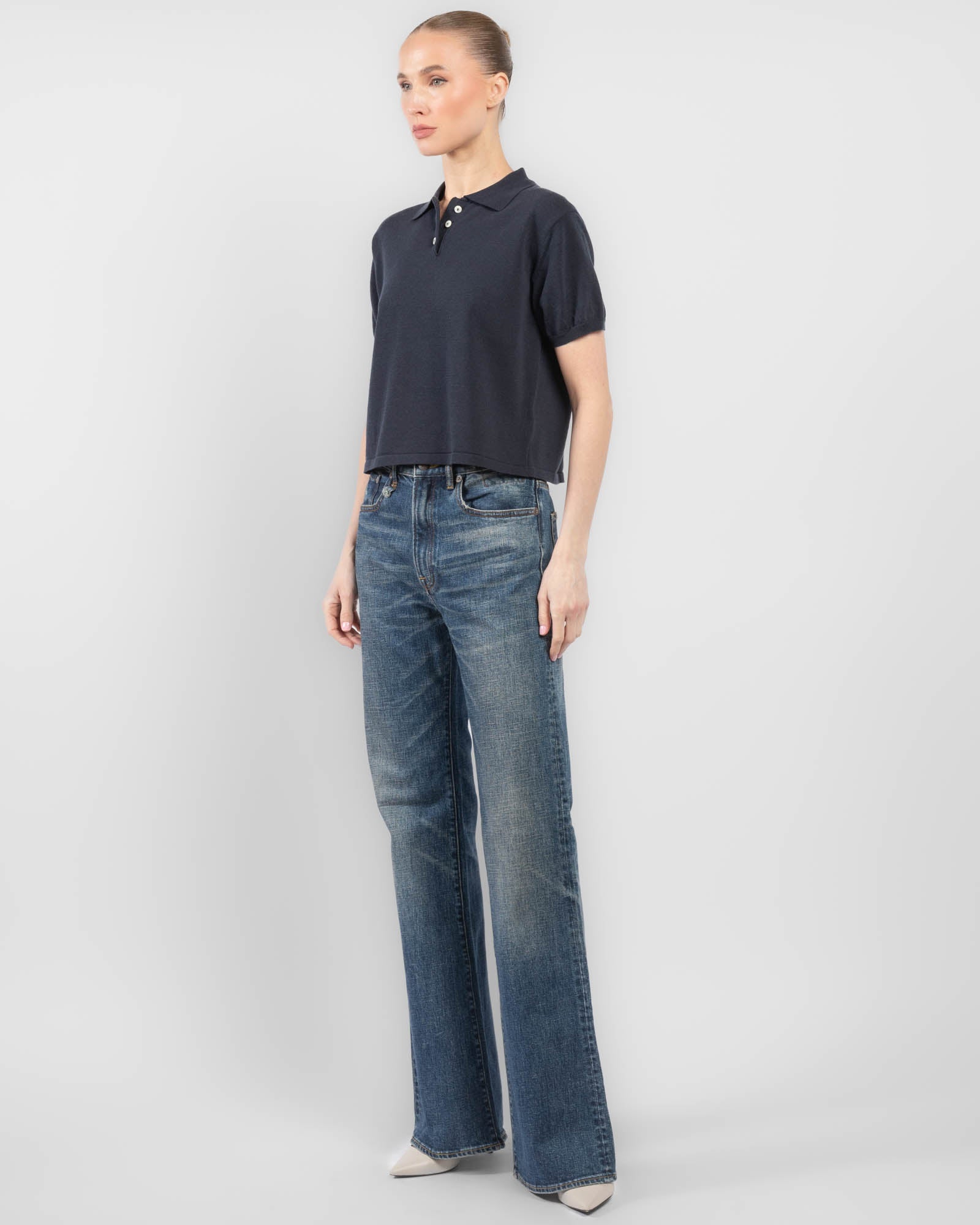 Cotton Polo Top