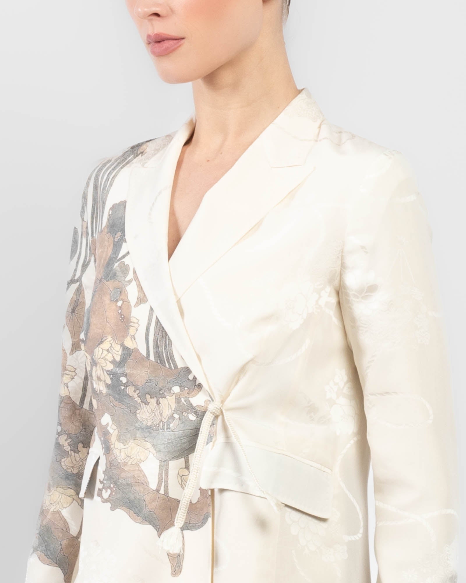 Double-Breasted Traditional Kimono Jacket