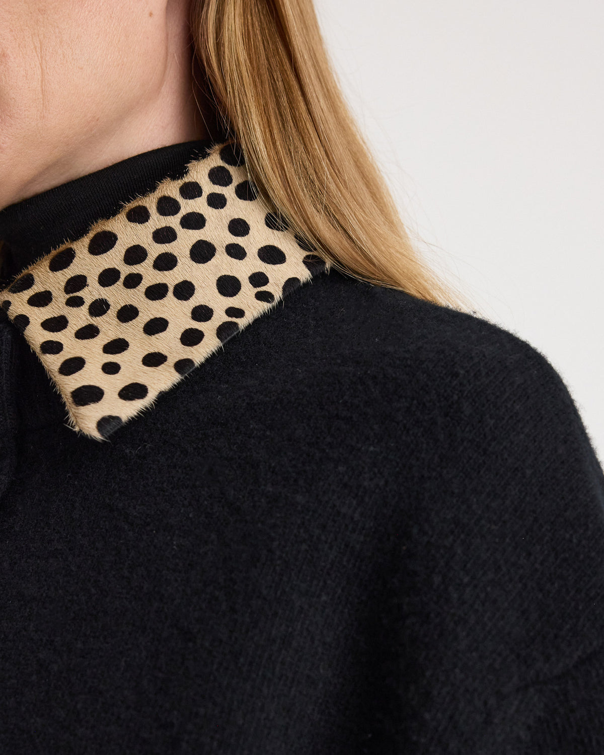 Cheetah Collar Cardigan