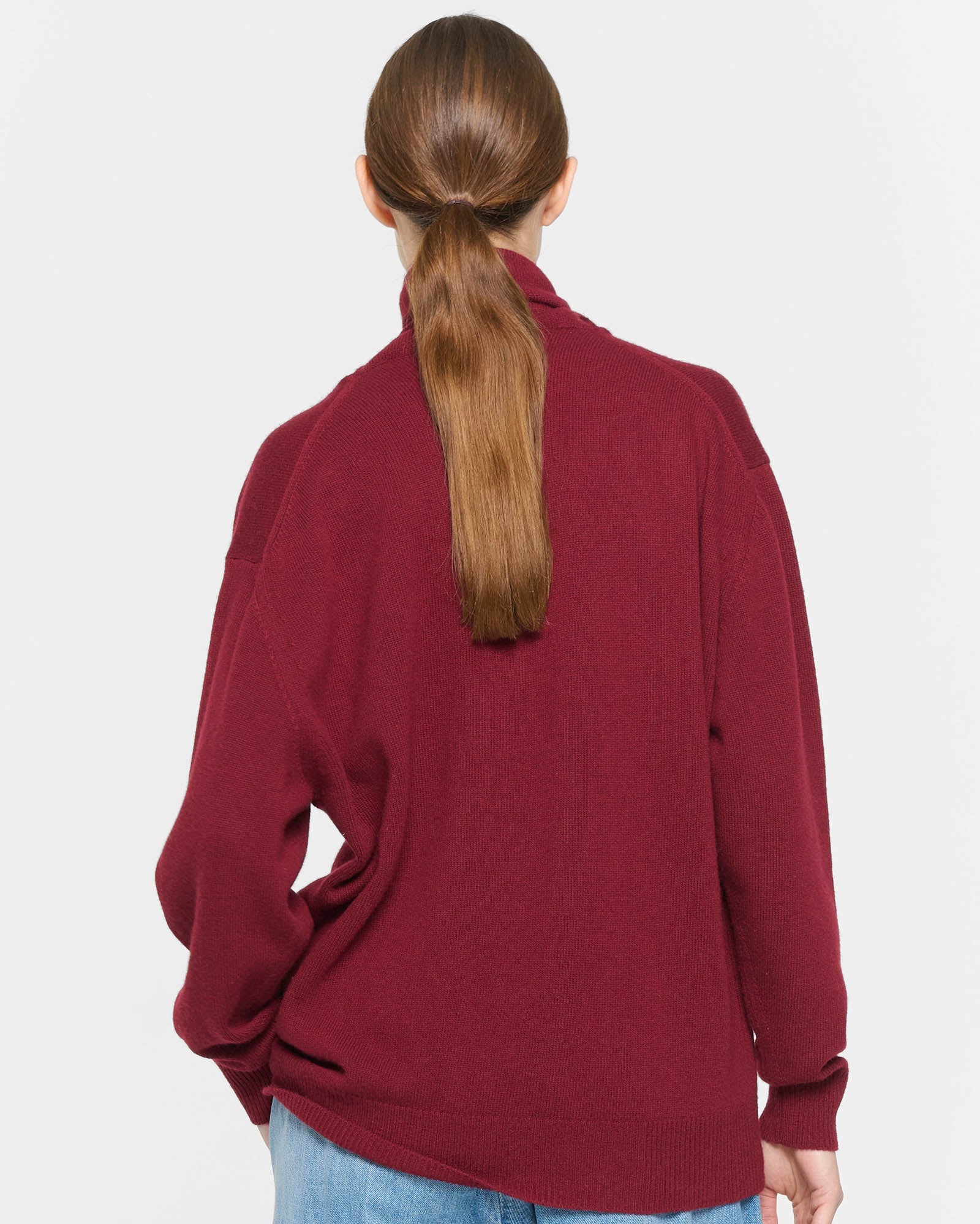 Long Sleeve Foulard Knit Top