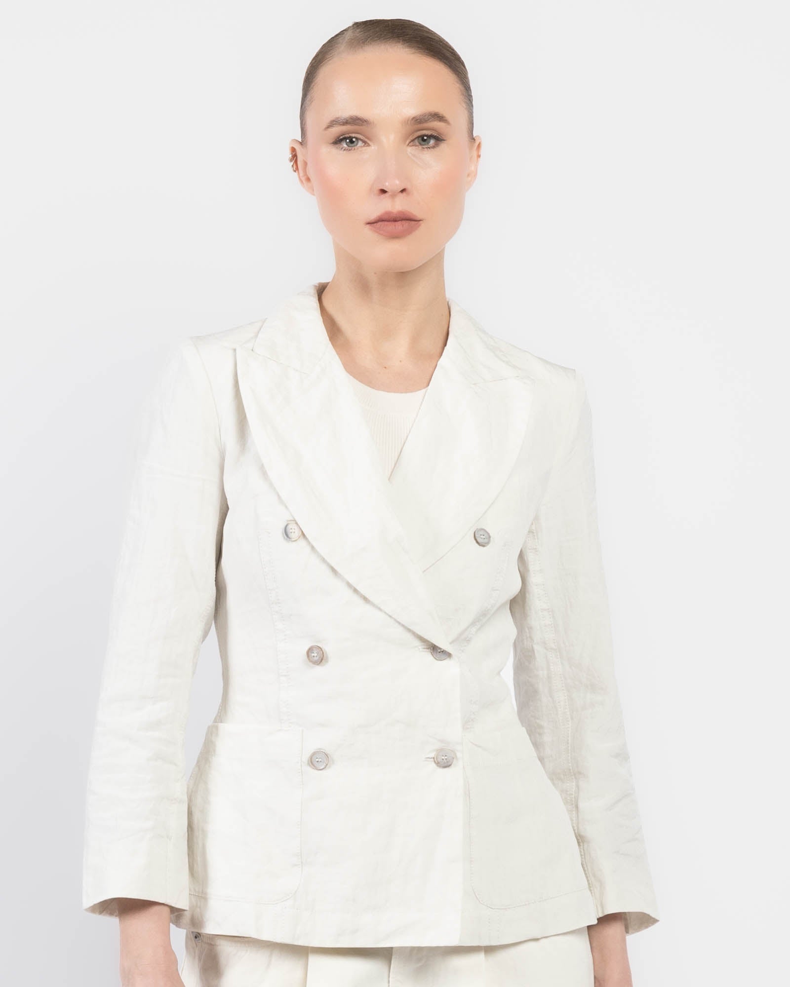 3/4 Sleeve Waist Jacket