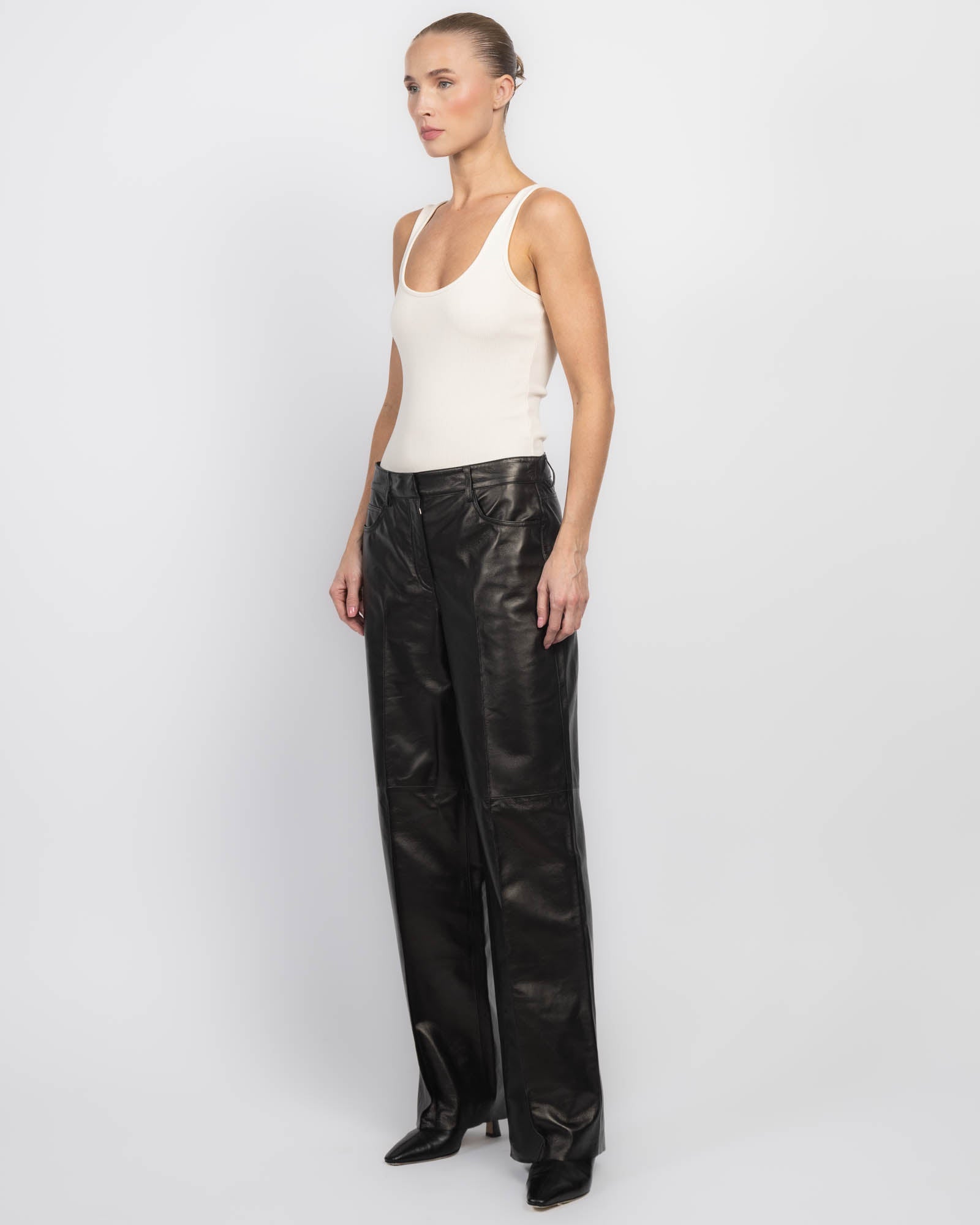 5 Pocket Pintuck Pants