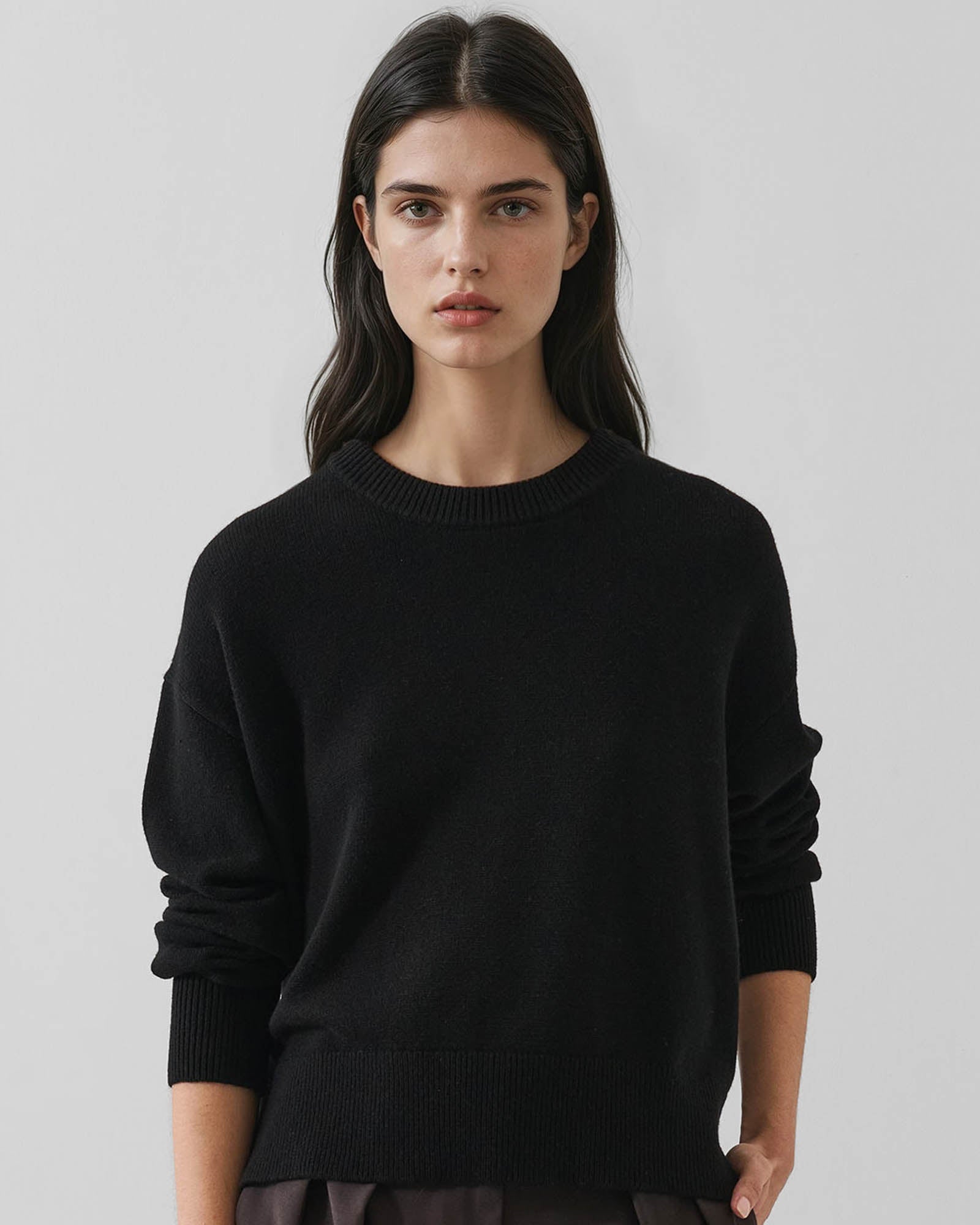 Pull ras du cou en cachemire