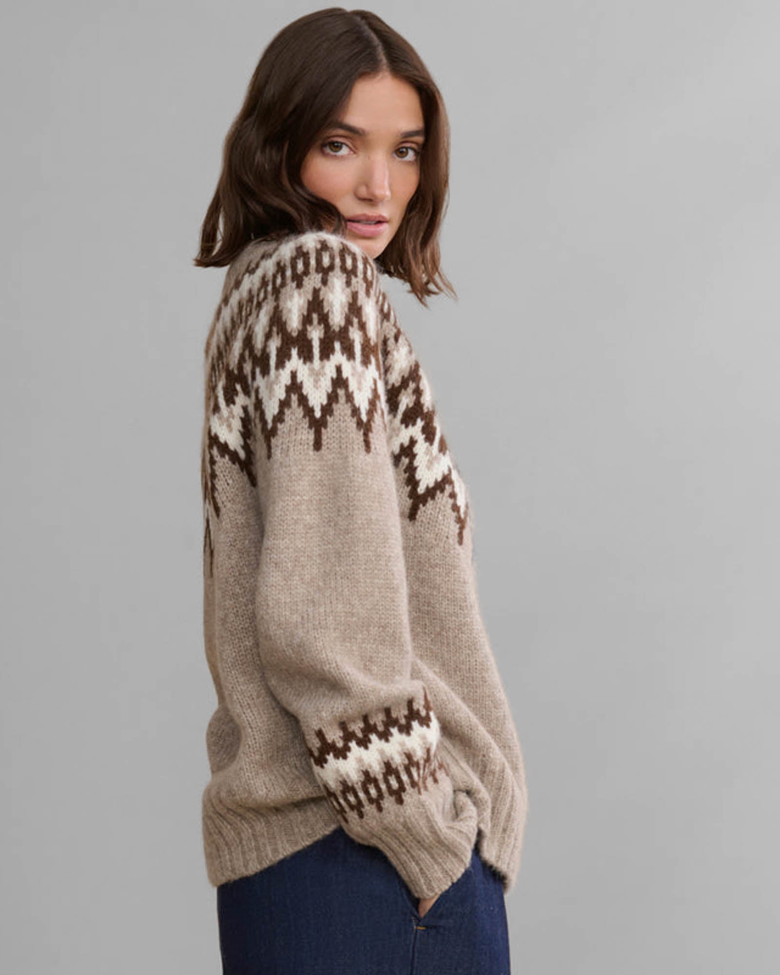 Col ras du cou en chaume