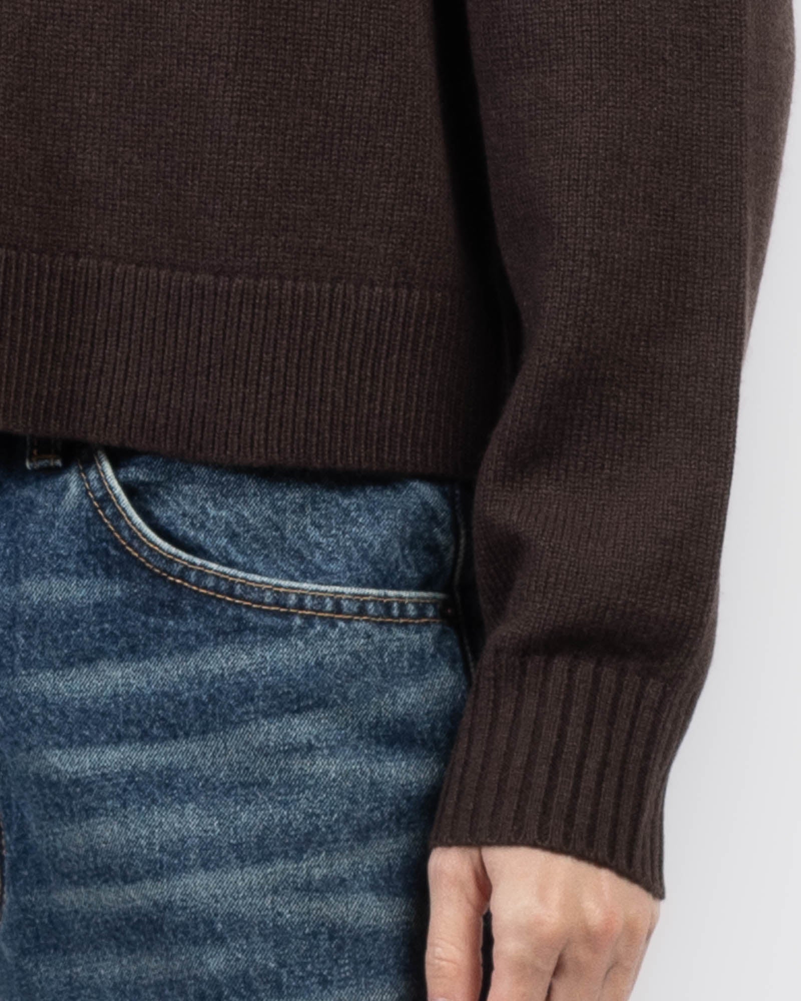 Crop Crewneck Sweater