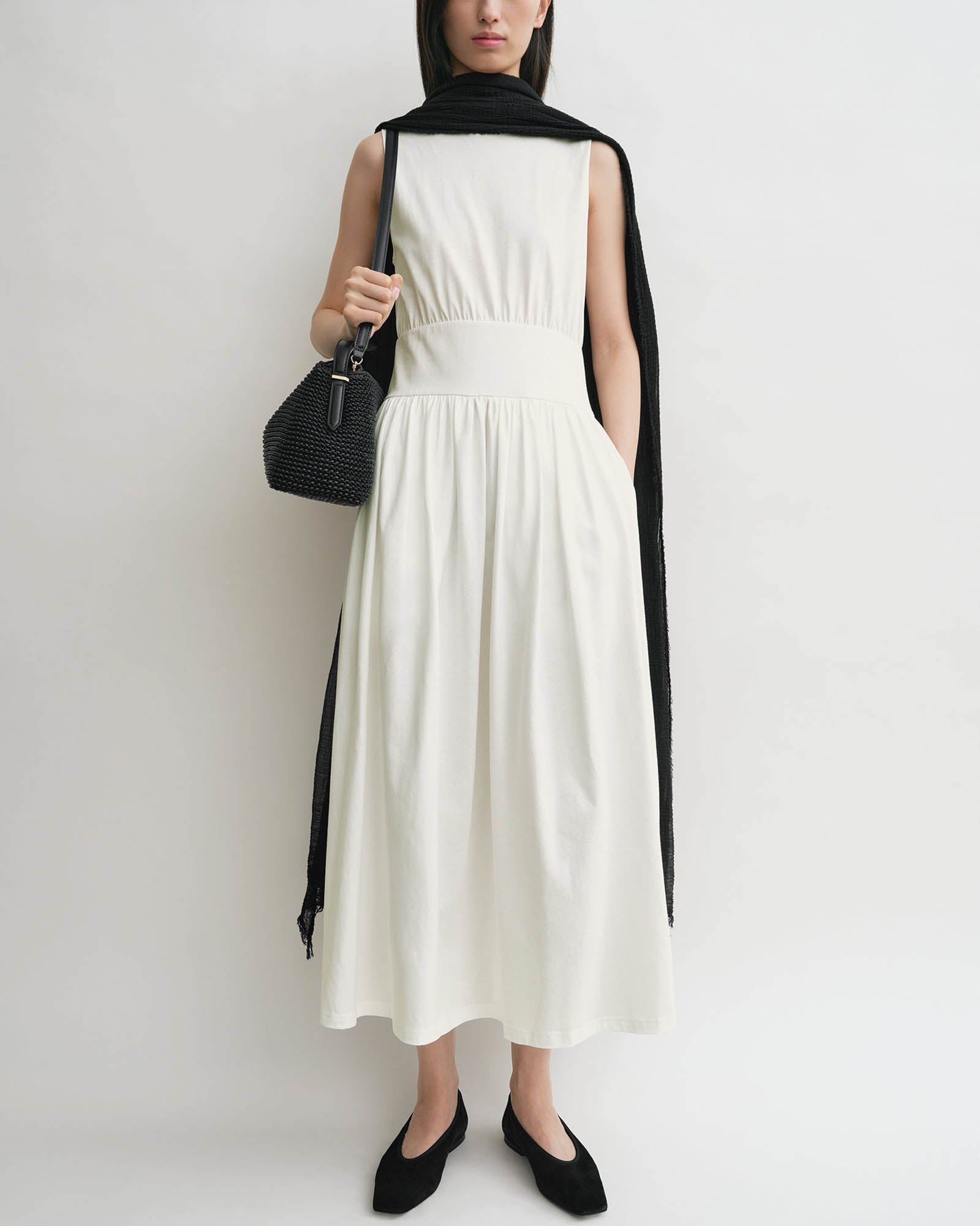 Sleeveless Cotton Dress