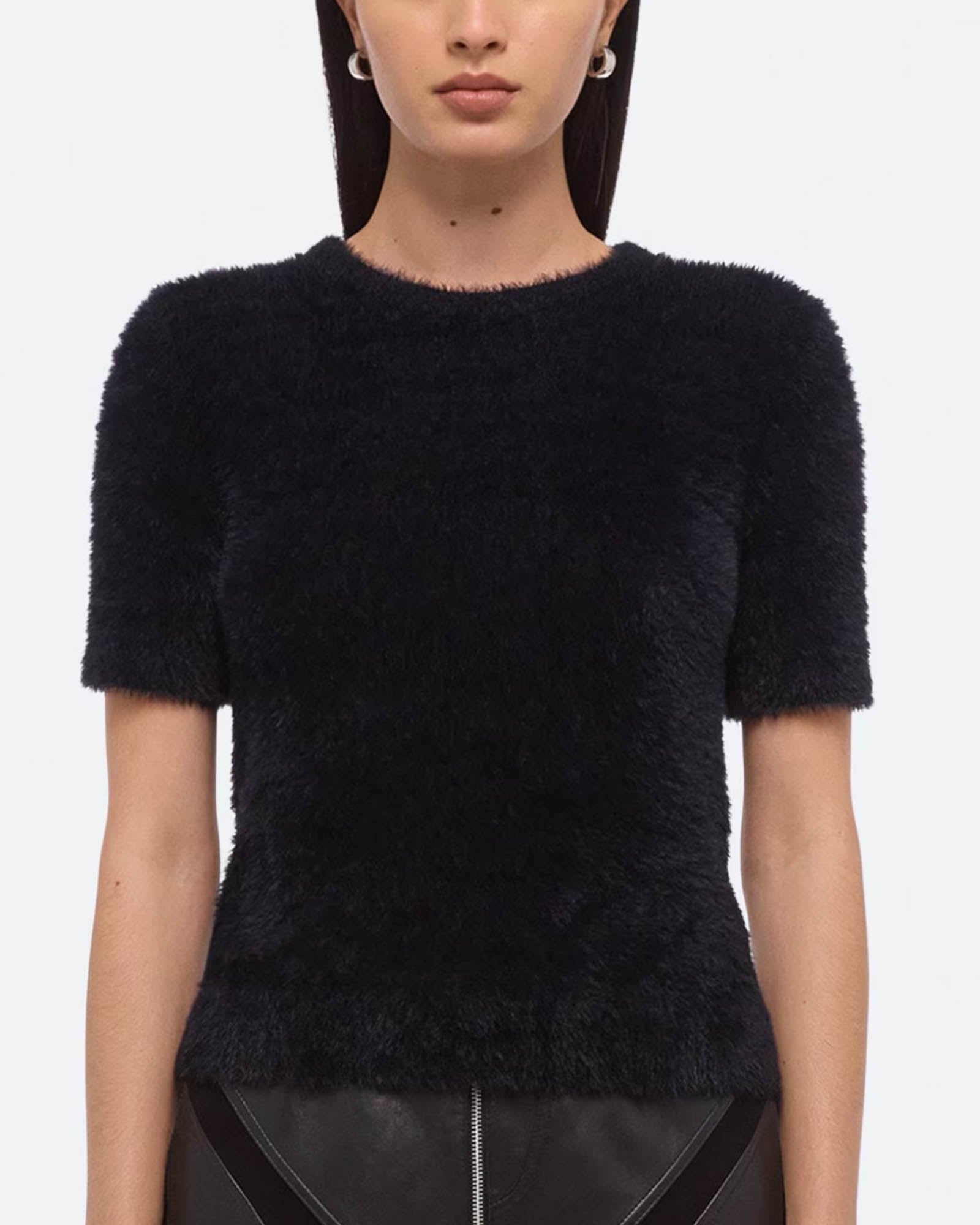 Crop Eyelash Tee