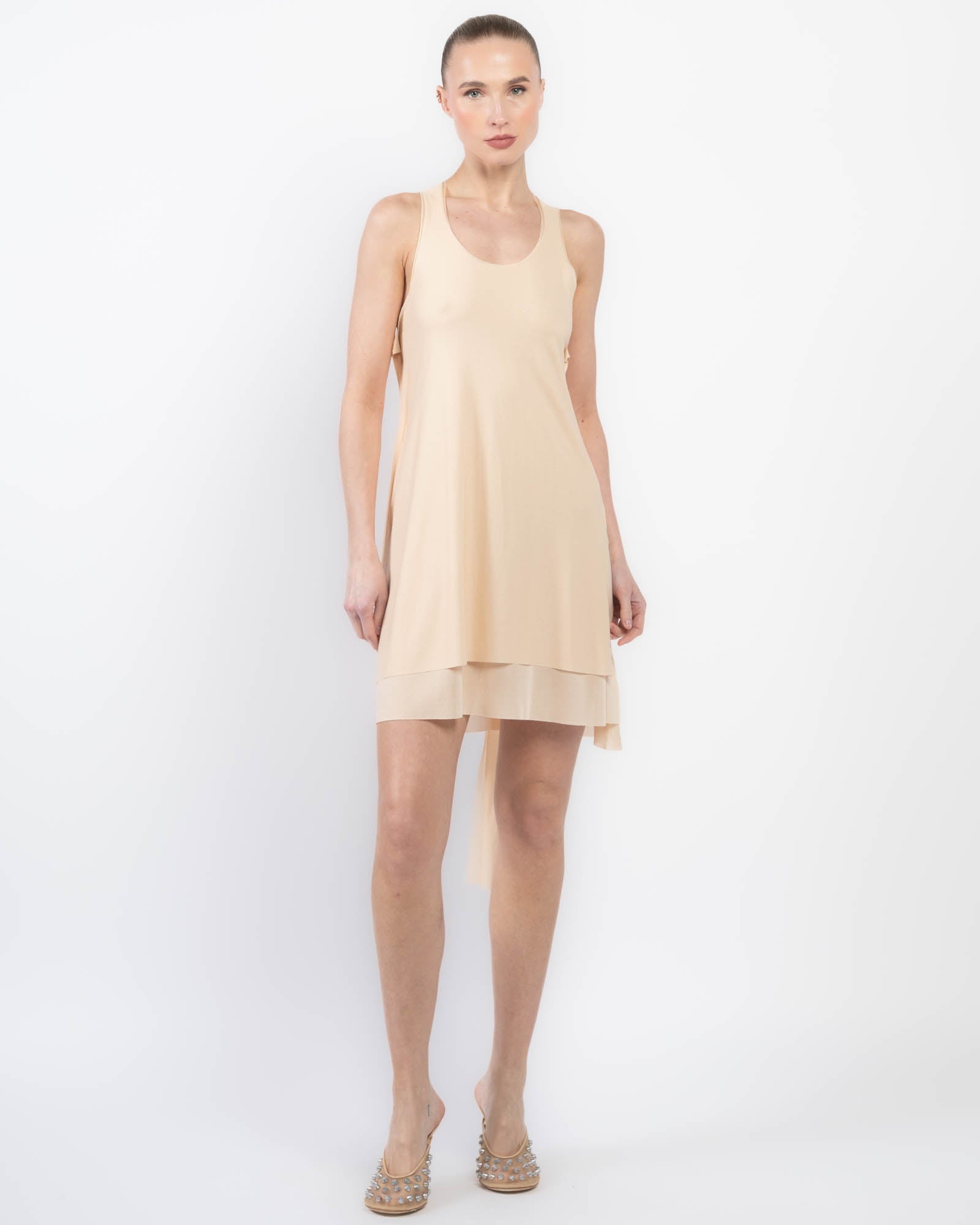 Short Sheer Tank Dress