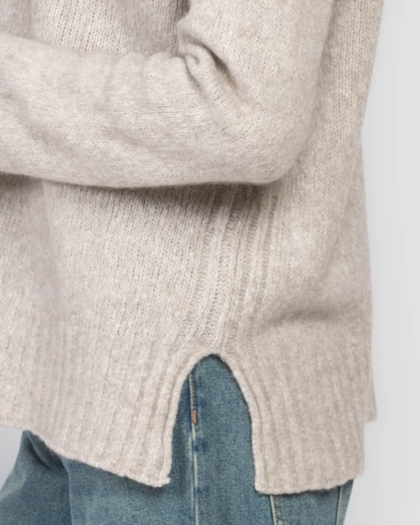 Pull à col cheminée