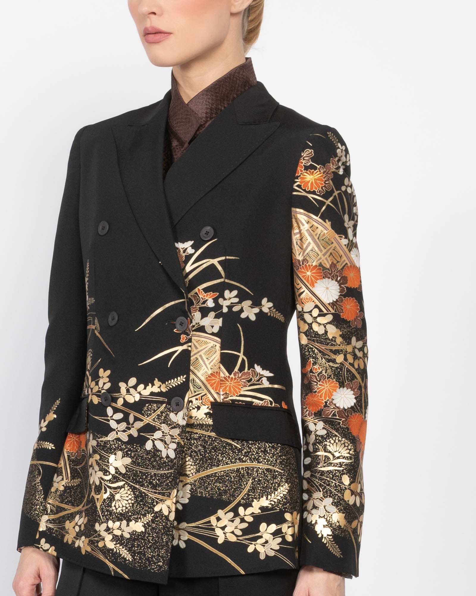 Kimono Embroidered Blazer