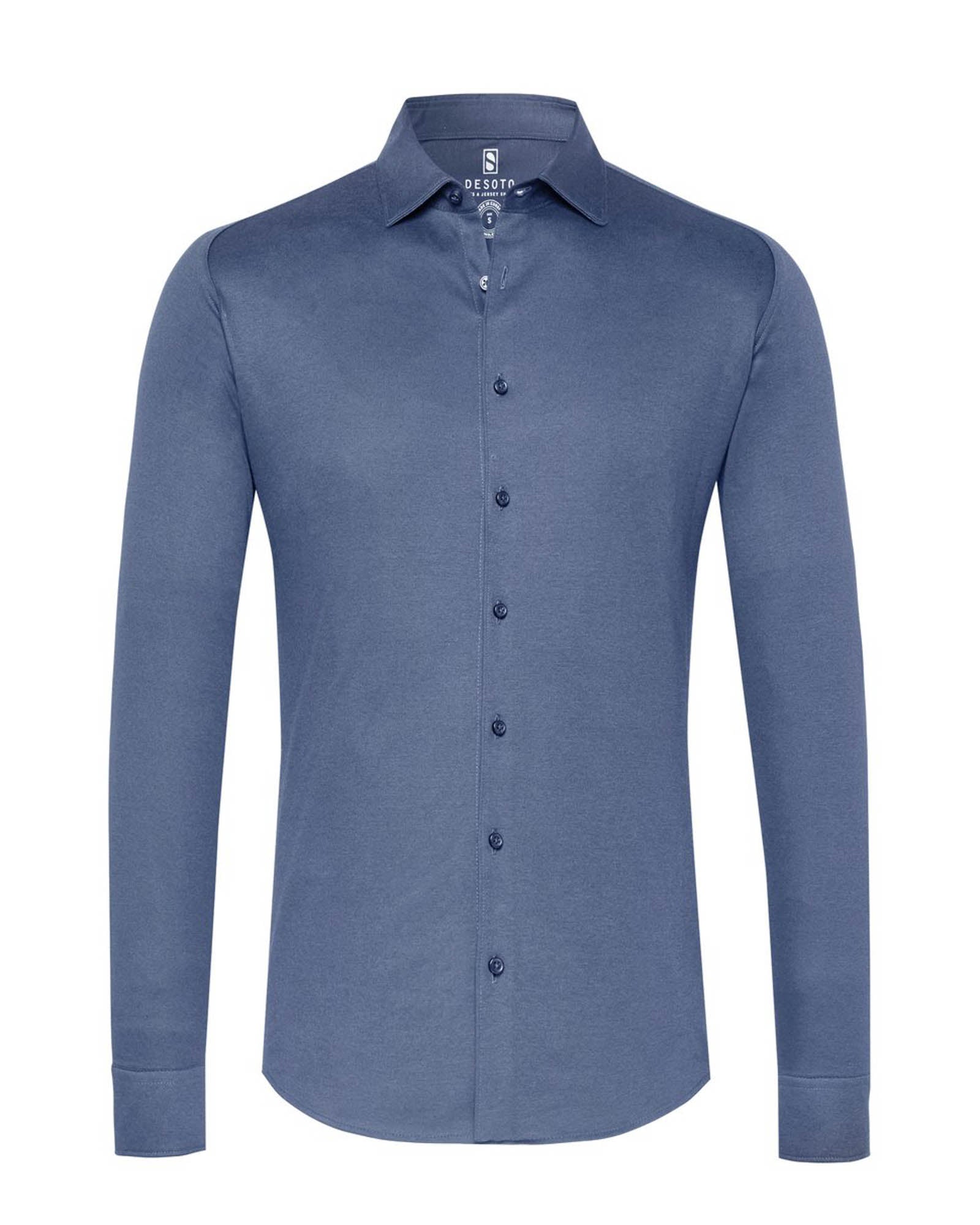 Long Sleeve Solid Pique Shirt
