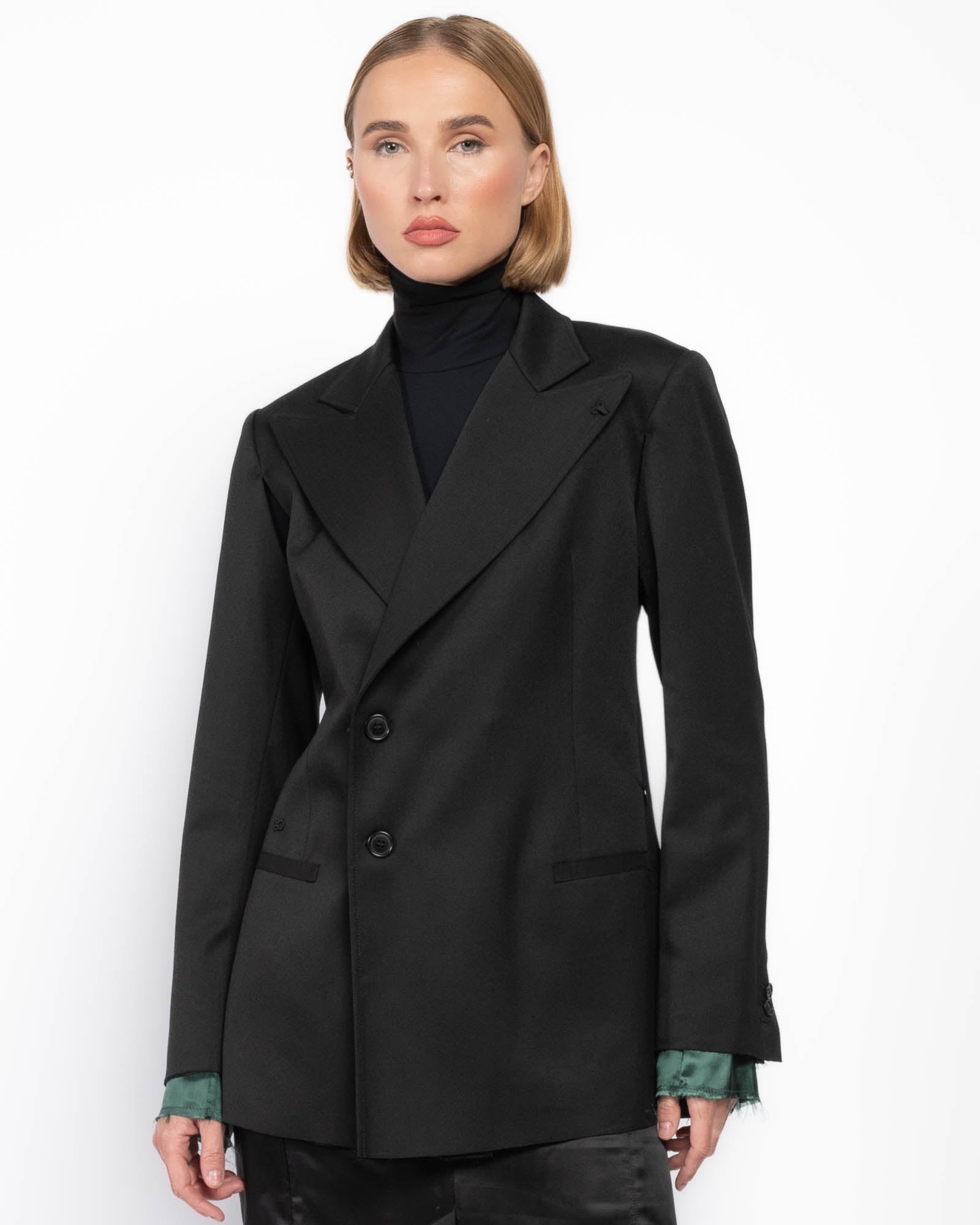 Veste à manches fendues