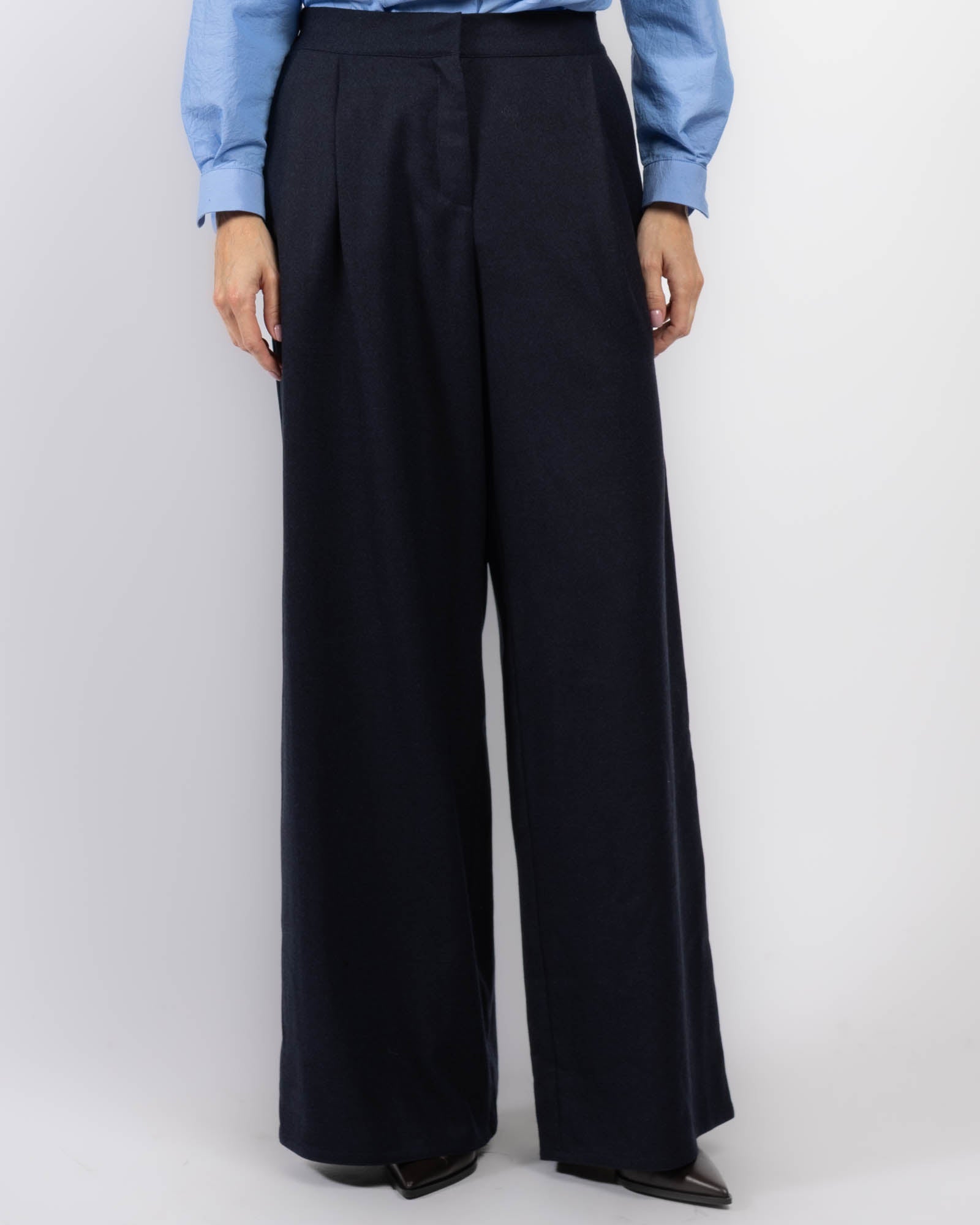 Flannel Wool Trousers