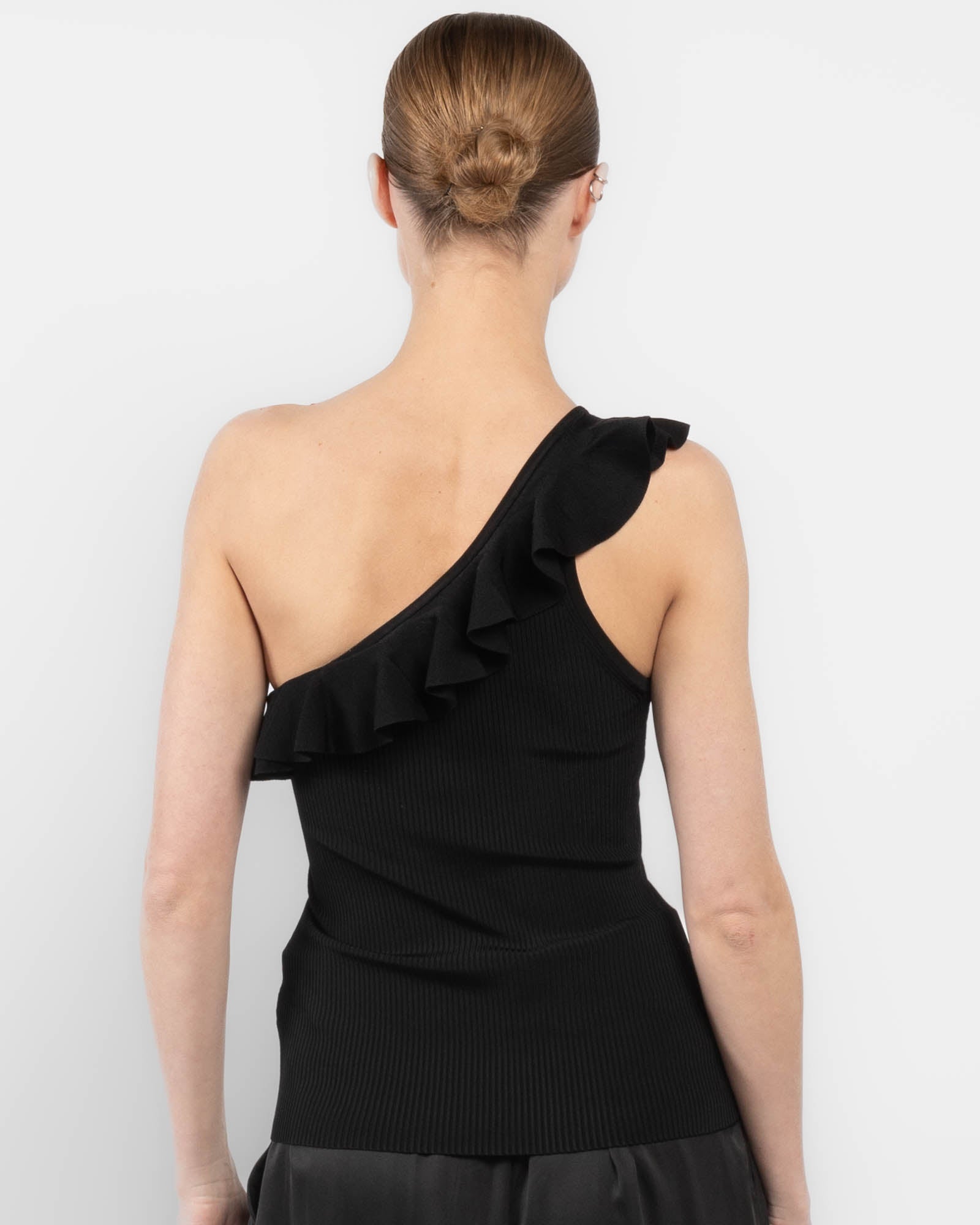 Rhiannon Frill Asymmetric Top