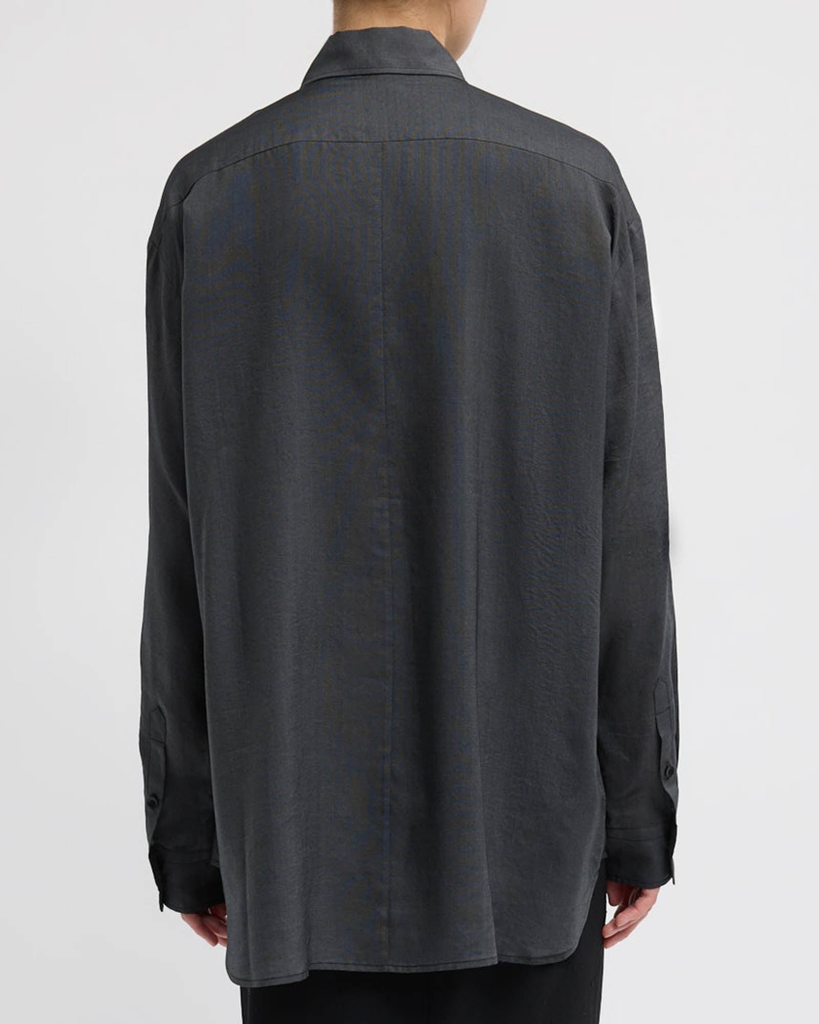 Silk Easy Pintucked Shirt