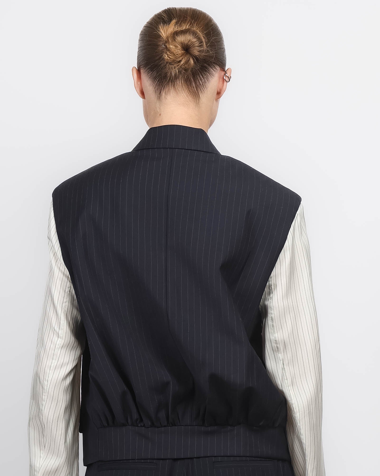 Mier Pinstripe Blazer